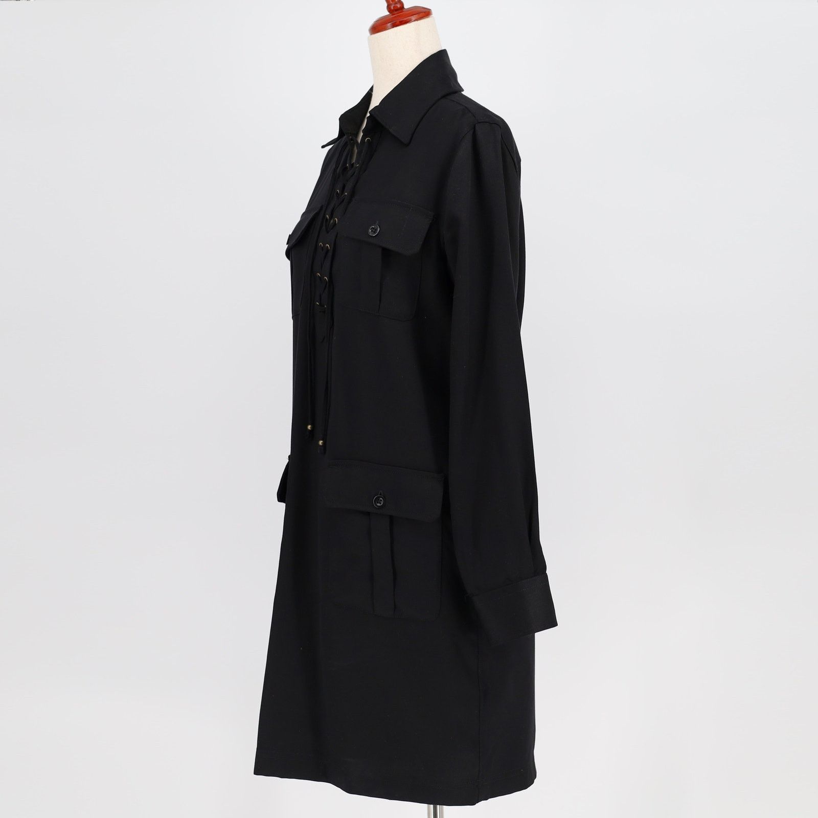Ralph Lauren Lauren Ralph Lauren Women Lace-Up Placket Dress Size 4 Size S / US 4 / IT 40 - 6 Thumbnail
