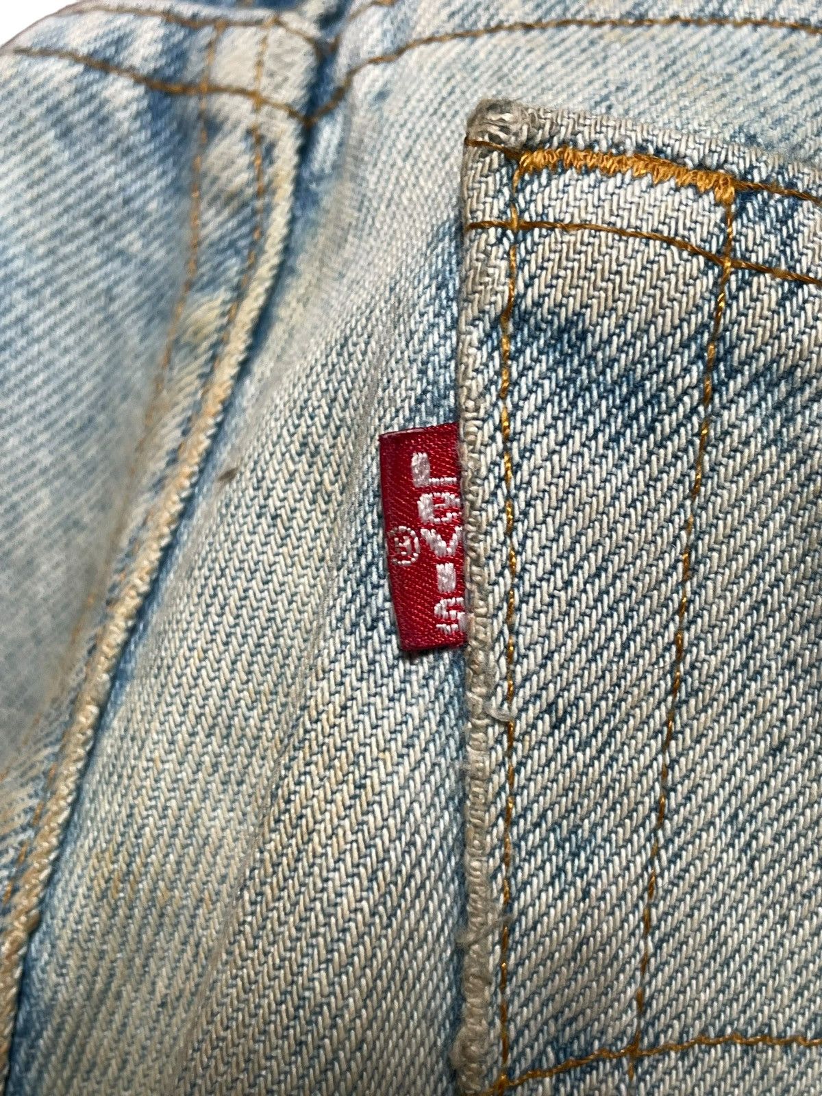 Levi's Vintage 80s Levi’s Paint Splattered Dirtied Wash Ripped Jean Size US 30 / EU 46 - 14 Thumbnail