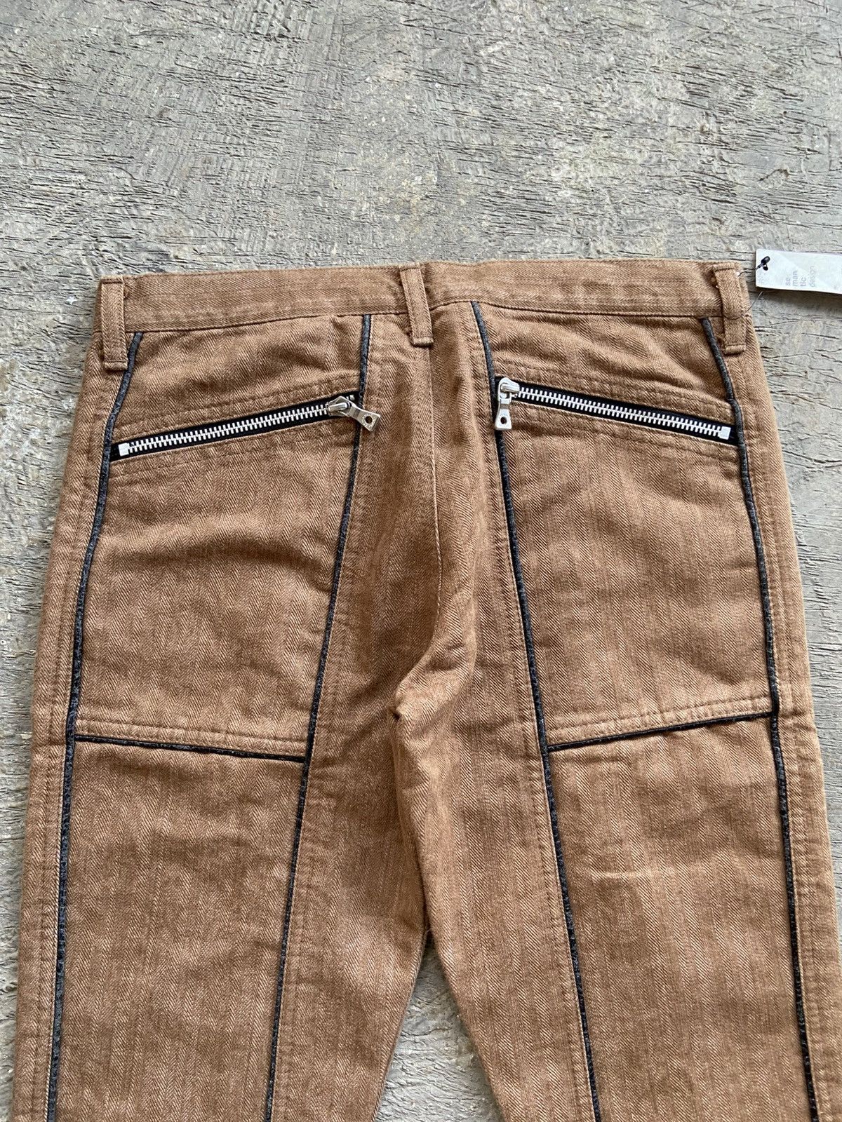 semanticdesign 2000s (NWT) Semanticdesign - Herringbone Flare Pants Size US 29 - 12 Thumbnail