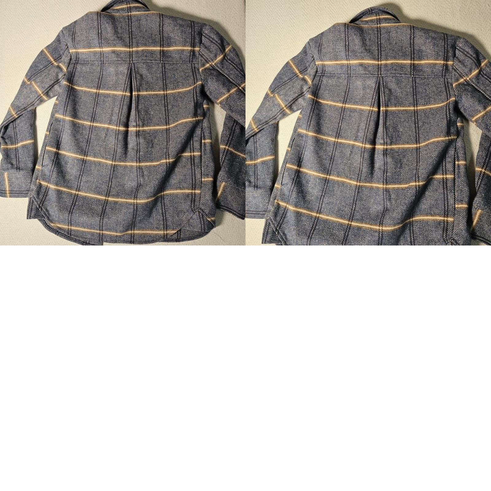 Vintage Jason Maxwell Women's Blue Tan Plaid Button Up Shacket Size Small Size S / US 4 / IT 40 - 8 Thumbnail