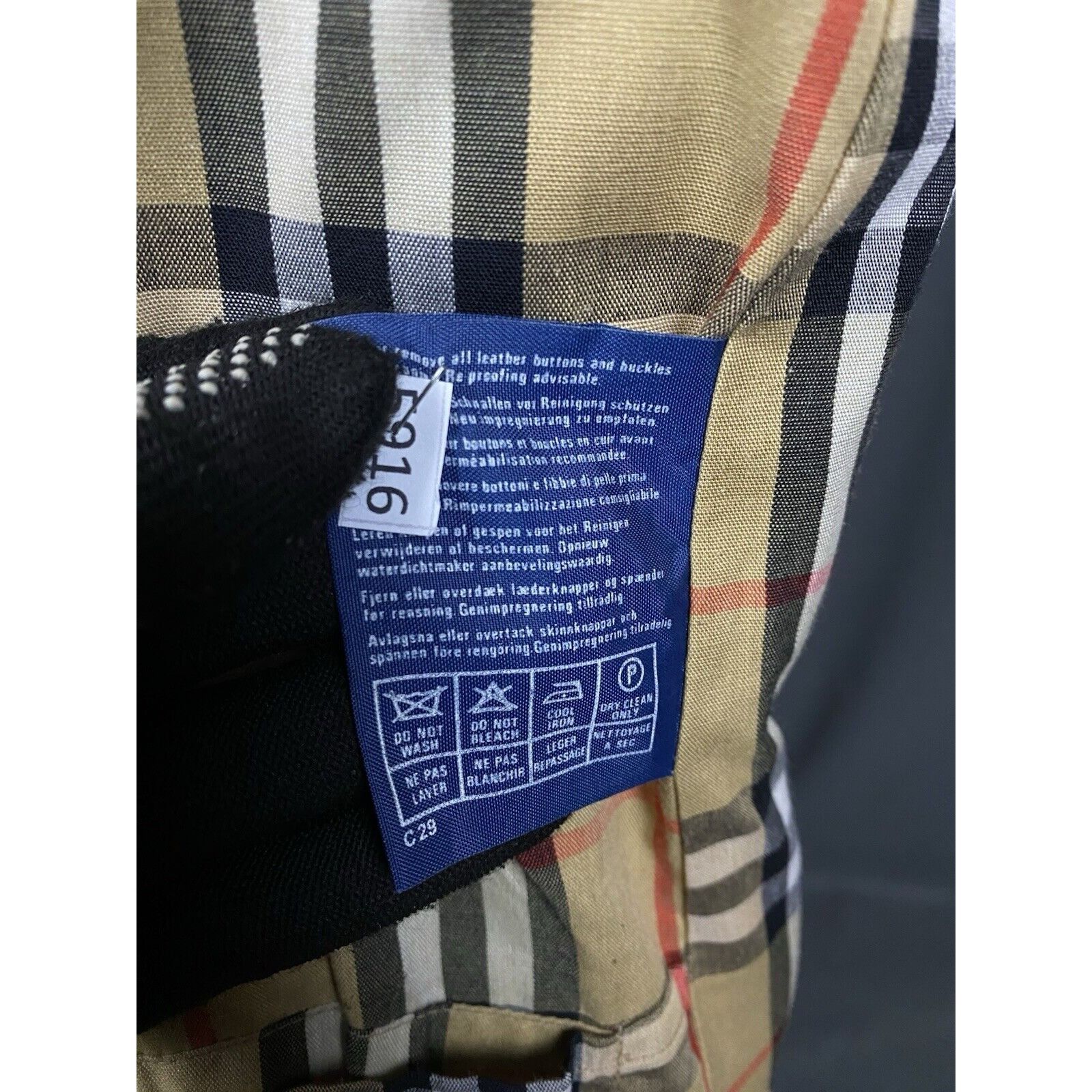 Burberry Burberry Nova Check Lining Men's Beige Trench Long Coat Size Size US M / EU 48-50 / 2 - 15 Thumbnail