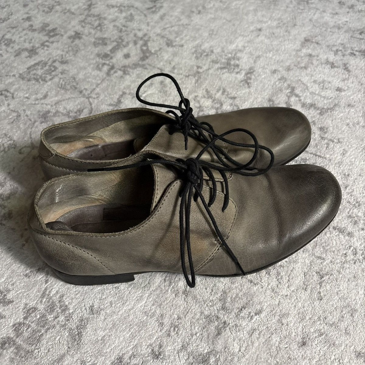 Giorgio Brato Giorgio Brato Oiled Calf Leather Derbies | Size 9 Size US 9 / EU 42 - 1 Thumbnail