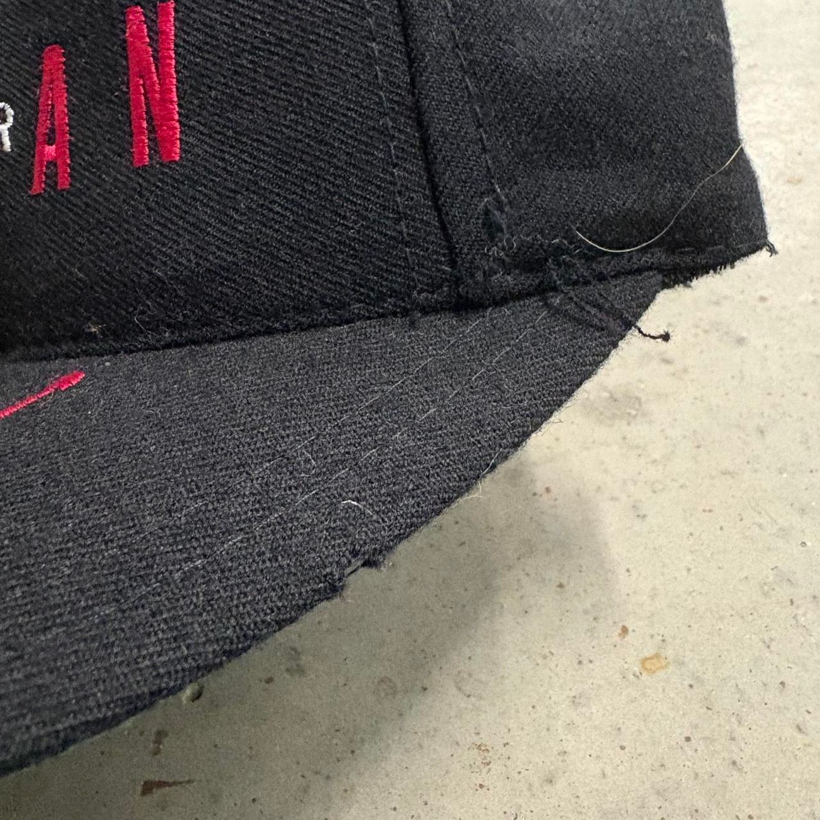 Jordan Brand × Nike × Vintage Crazy Vintage 90s Nike Air Jordan Embroidered Snapback Hat Size ONE SIZE - 3 Thumbnail