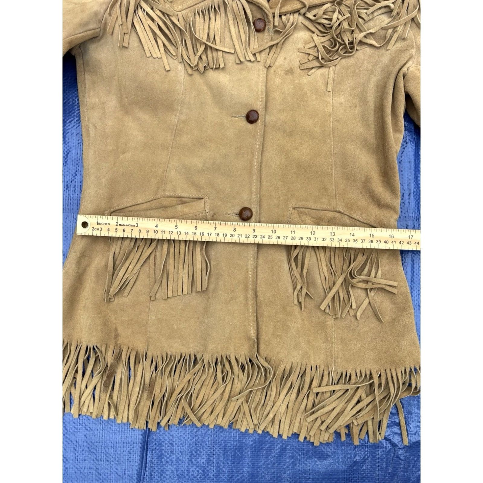 Sears VINTAGE Sears The Leather Shop Womens 12 Leather Fringe Jacket Brown USA Western Fashion 1980s Mens? Size XL / US 12-14 / IT 48-50 - 7 Thumbnail