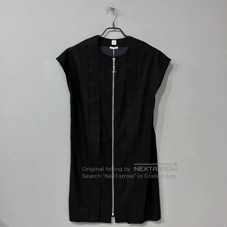 Hermes Zip-Up Vest Dress
