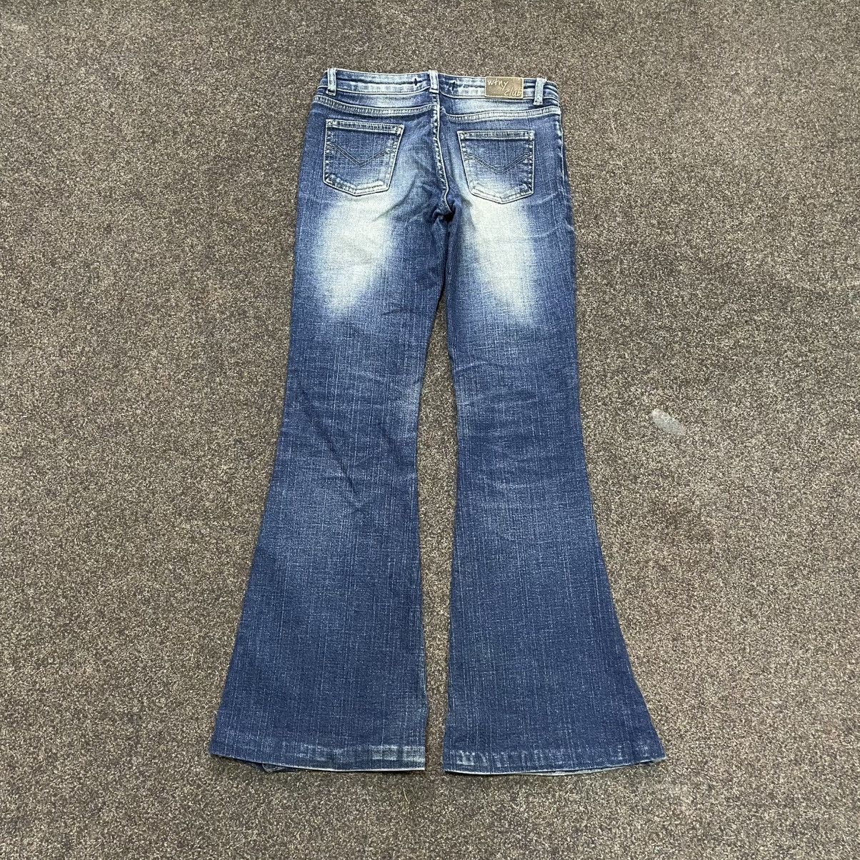 Vintage Y2K Vintage Flared Bootcut Jeans Sun Faded Distressed Grunge Size 32" / US 10 / IT 46 - 2 Thumbnail