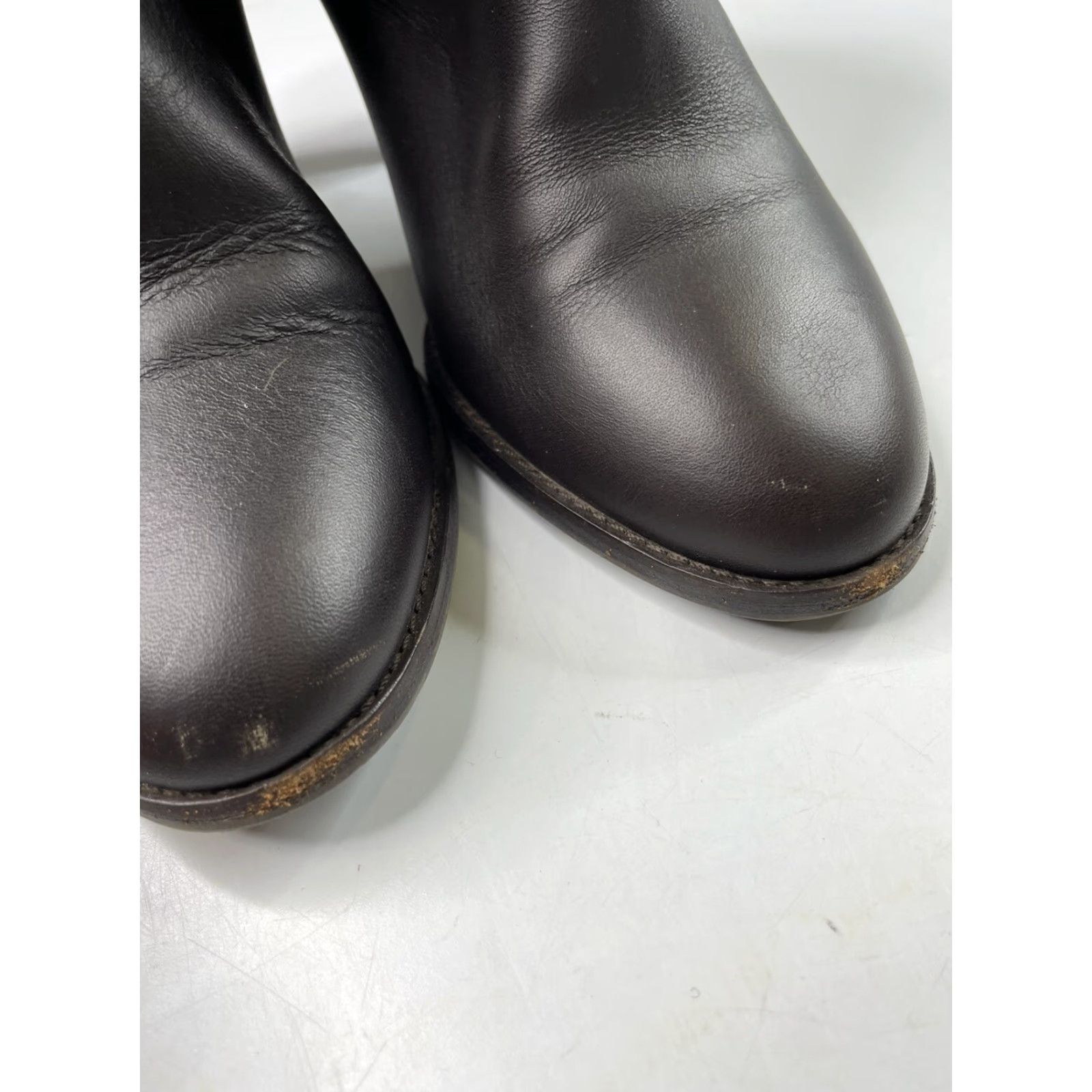 Ralph Lauren Ralph Lauren Collection Purple Label Womens Boots Brown Leather Buckle Size 37B Size US 6 / IT 36 - 3 Thumbnail