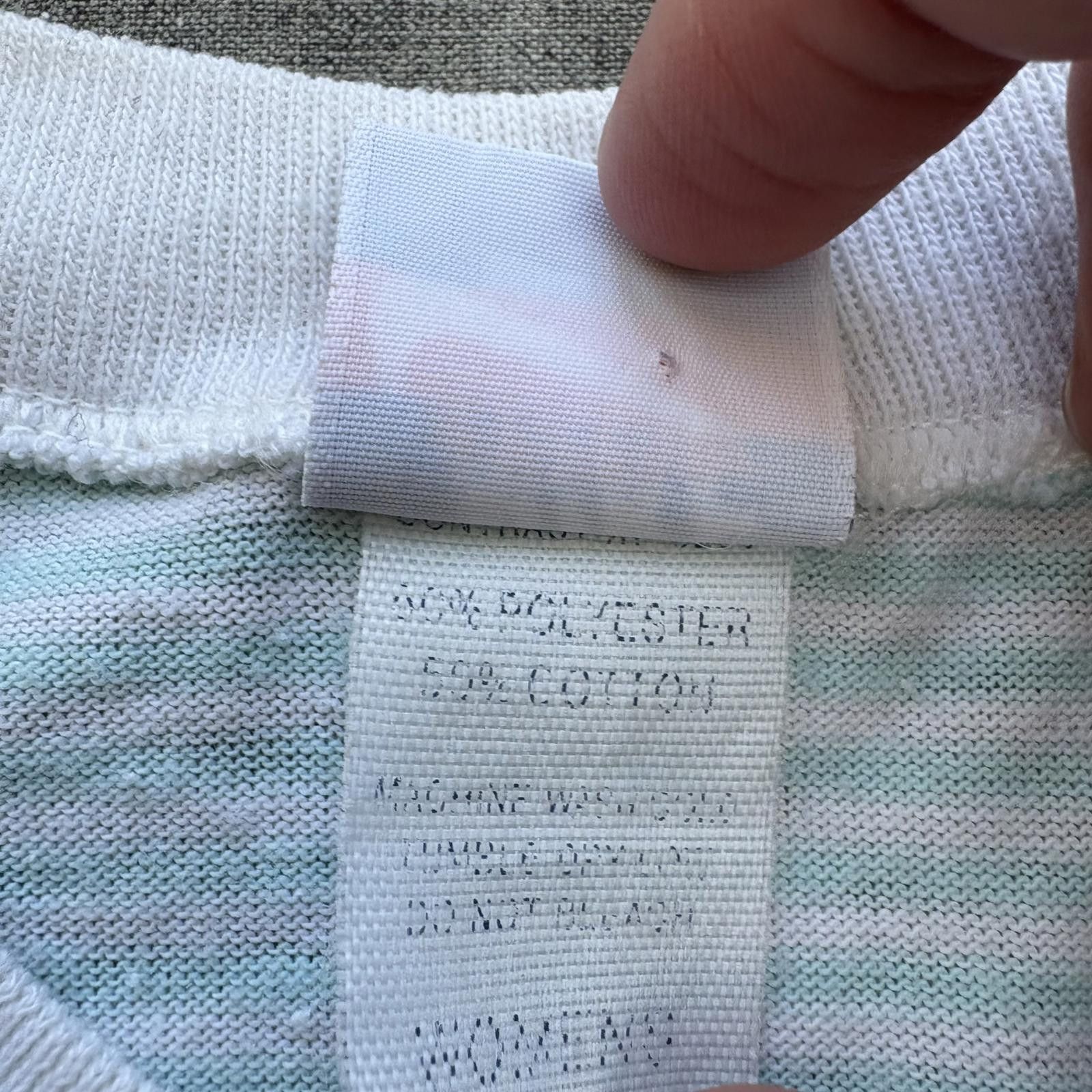 Nike Vintage Rare 70s Nike Turquoise Striped Sportswear Shirt Size L / US 10 / IT 46 - 4 Thumbnail