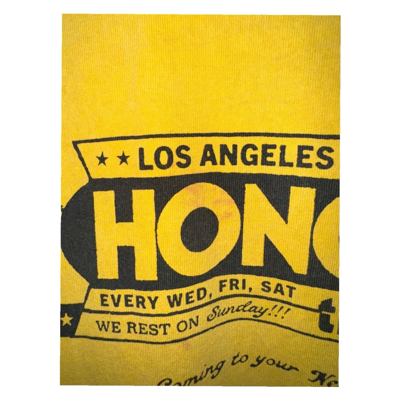 Honor the Gift HONOR THE GIFT Vintage T-Shirt Sz M Mustard Yellow Mens Tee Shirt RARE Swap Meet Yellow 90s Merch Size US M / EU 48-50 / 2 - 4 Thumbnail