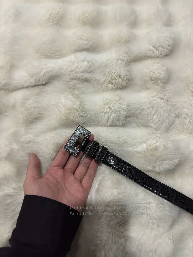 Saint Laurent Paris Saint Laurent Paris size 100 Double Ring Buckle Belt Size ONE SIZE - 2 Thumbnail