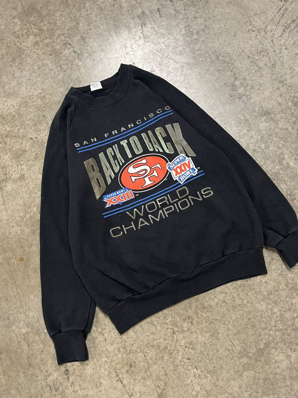Vintage Vintage NFL sanfrensico 49ers crewneck 90s rare streetwear Size US L / EU 52-54 / 3 - 1 Thumbnail