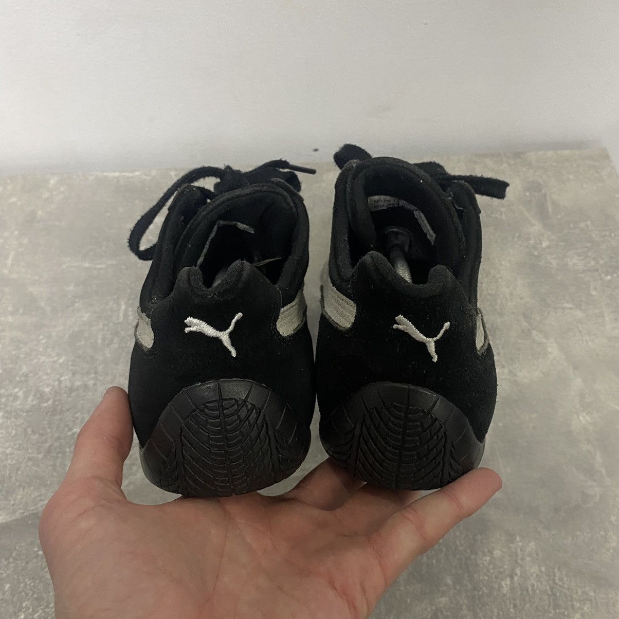 Puma Vintage Puma Speedcat SuedeBlack Sneakers Y2K Size US 12 / EU 45 - 6 Thumbnail