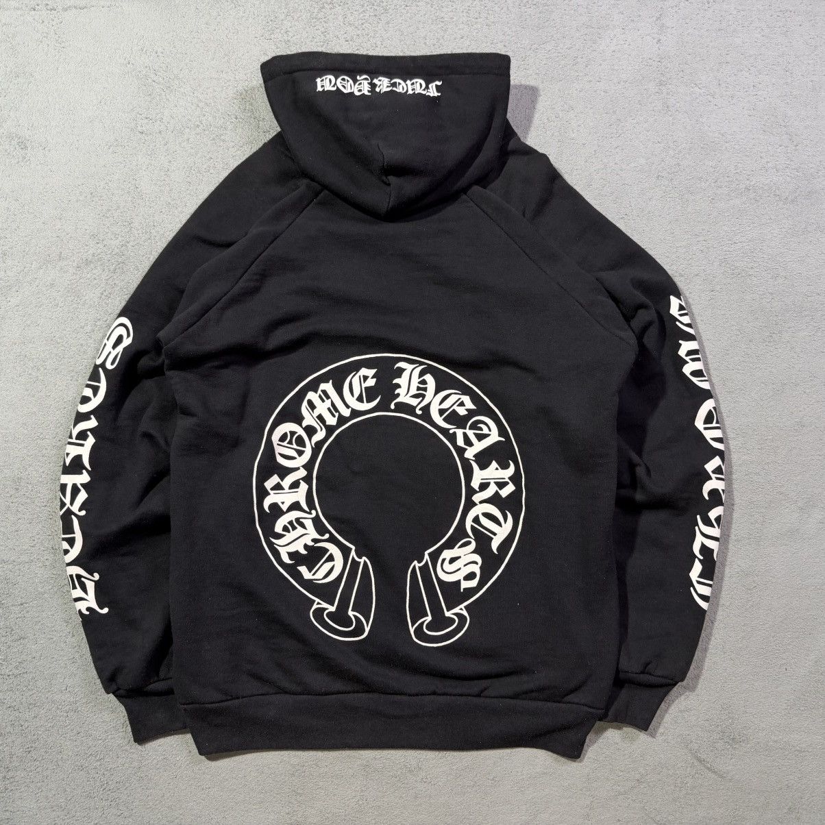 Chrome Hearts VINTAGE! 90s Horseshoe Script Pullover Hoodie Size US S / EU 44-46 / 1 - 3 Thumbnail
