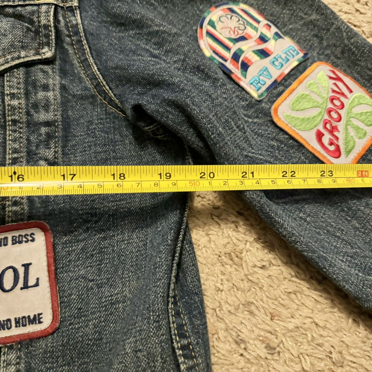 Gap × Vintage VINTAGE GAP PATCHWORK DENIM JACKET! Size US M / EU 48-50 / 2 - 11 Thumbnail