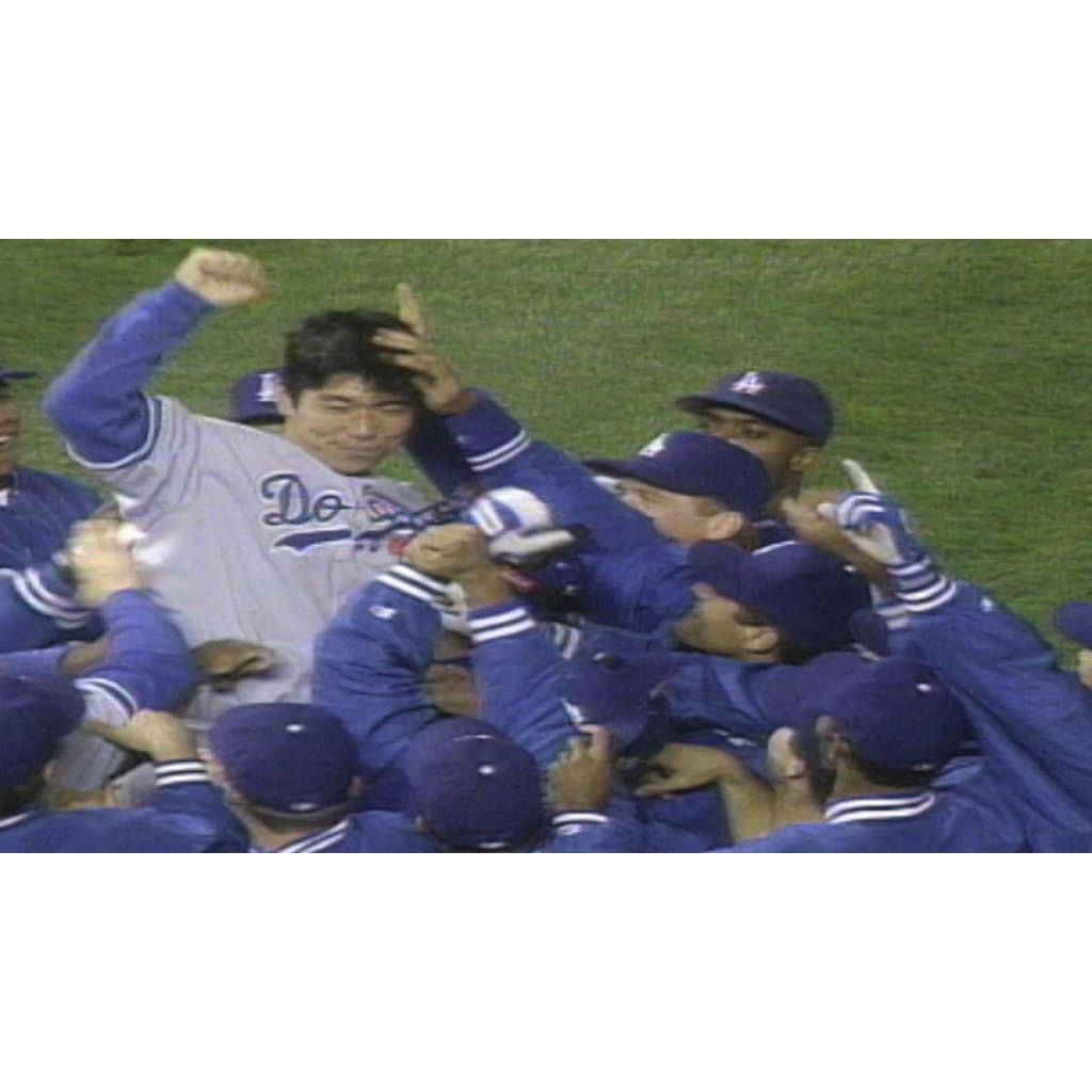 MLB × Starter LA Dodgers 80s STARTER Dugout bomber S blue MLB vintage Size US S / EU 44-46 / 1 - 11 Thumbnail