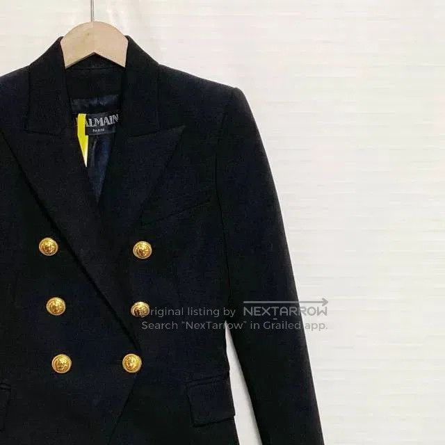 Balmain Balmain Black Blazer Jacket. Size XS / US 0-2 / IT 36-38 - 3 Thumbnail