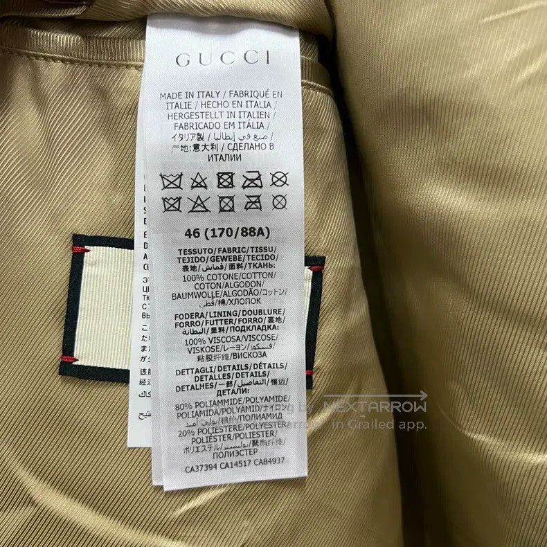 Gucci Gucci Striped metal buckle denim jacket Size US S / EU 44-46 / 1 - 3 Thumbnail