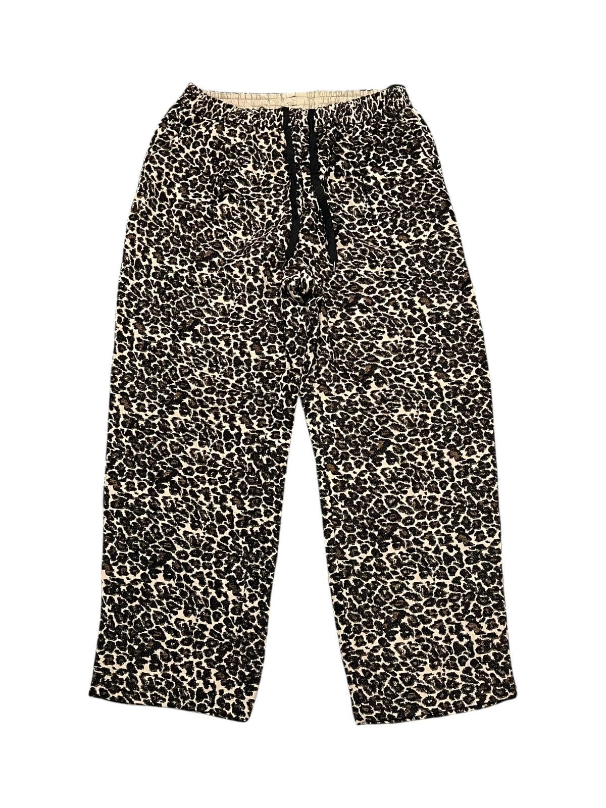 Edifice Japan × Japanese Brand Edifice one Tuck Leopard JQ Wide Pants Size US 34 / EU 50 - 1 Thumbnail