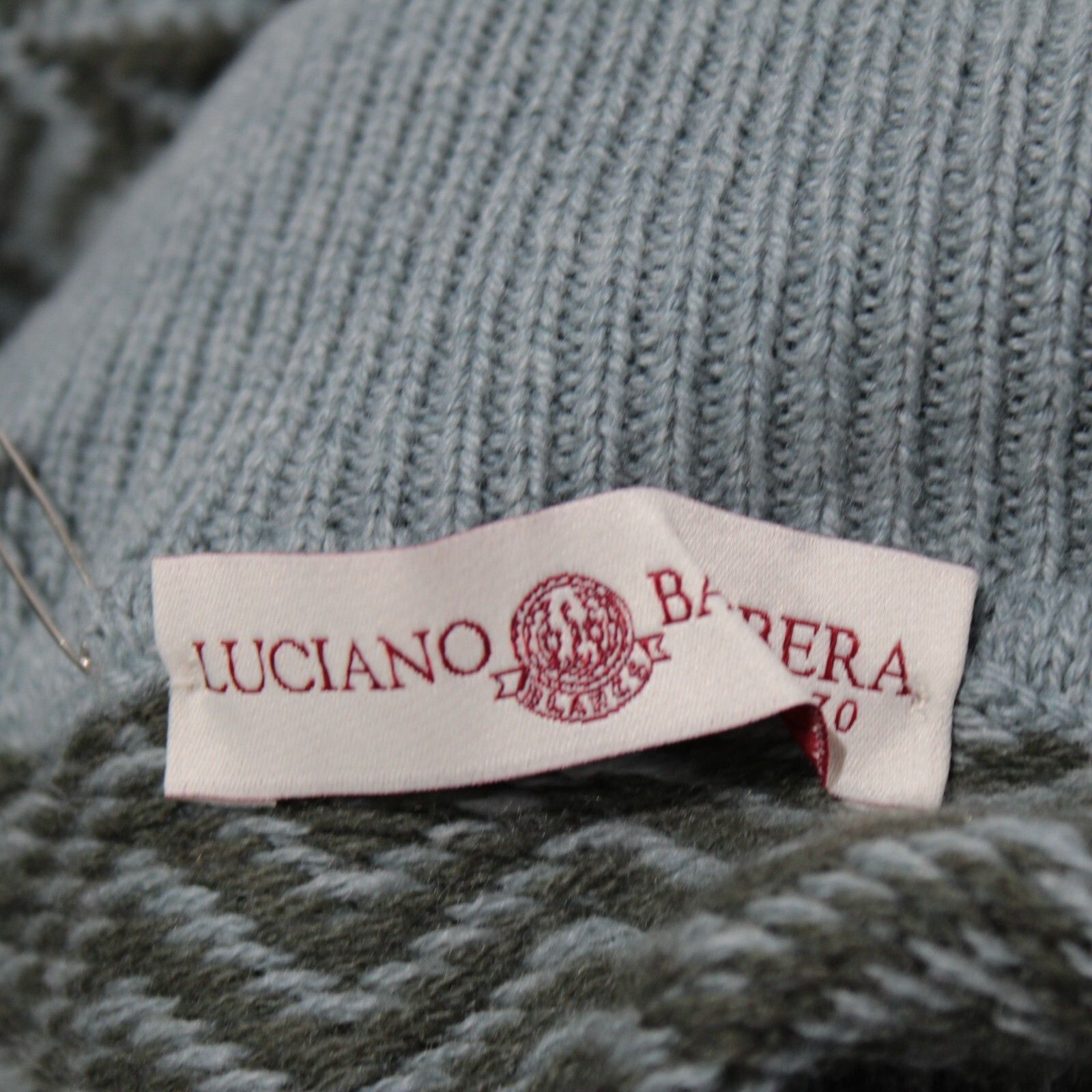 Luciano Barbera Luciano Barbera Sweater Size US XL in Blue Size US XL / EU 56 / 4 - 7 Thumbnail