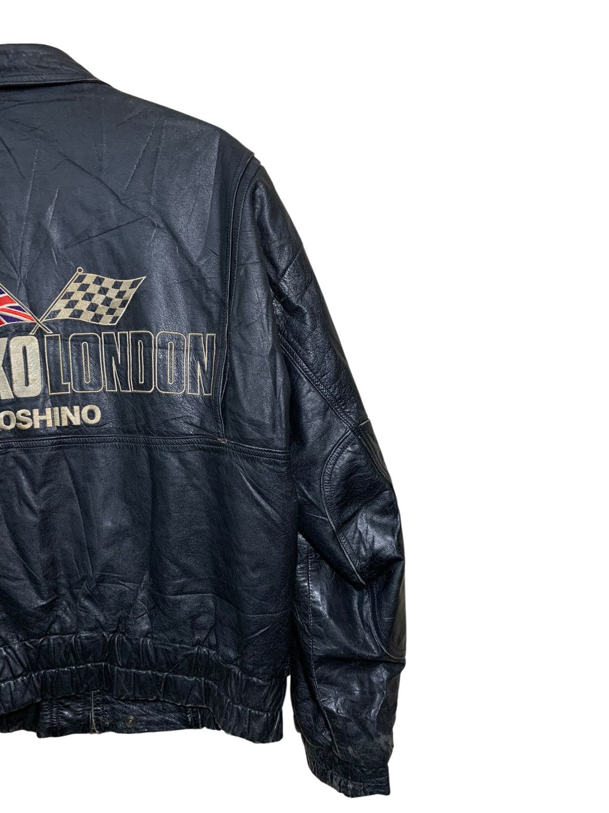 Michiko Koshino London 🔥VTG MICHIKO LONDON KOSHINO FORMULA 1 LEATHER JACKET Size US L / EU 52-54 / 3 - 3 Thumbnail