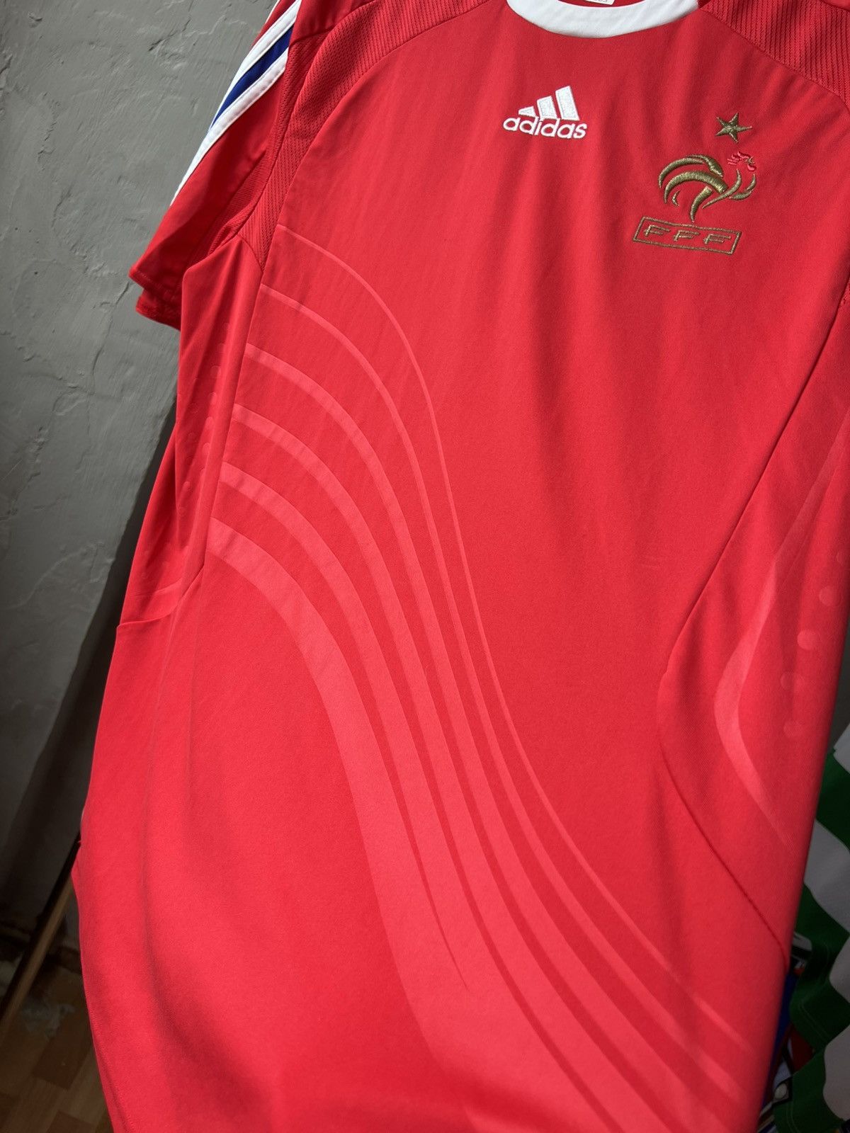 Adidas 2007/08 FRANCE TEAM AWAY SOCCER JERSEY FOOTBALL SHIRT ADIDAS Size US L / EU 52-54 / 3 - 9 Thumbnail
