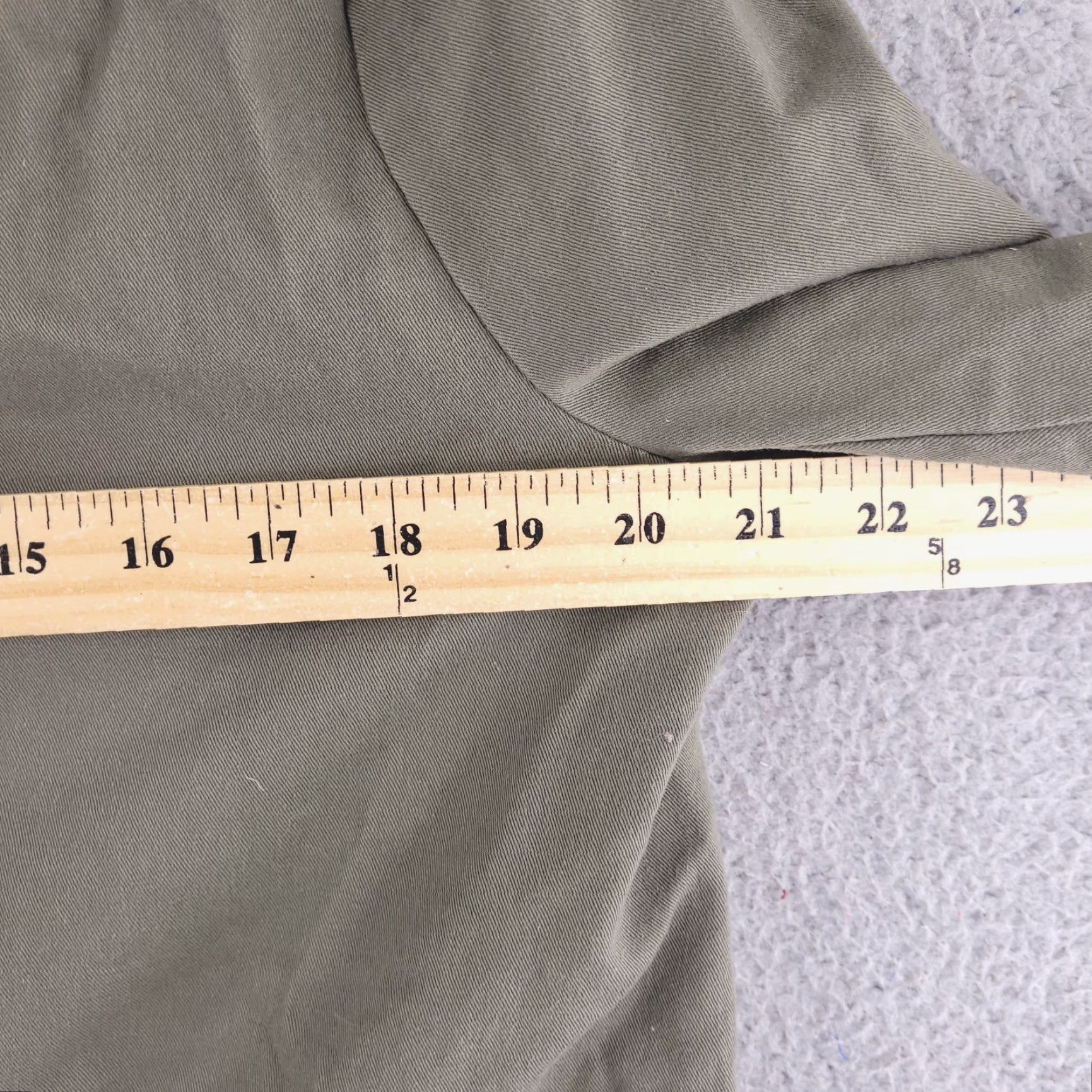 Forever 21 Forever 21 Jacket Womens Large Olive Green Military Overcoat Zip Size L / US 10 / IT 46 - 6 Thumbnail