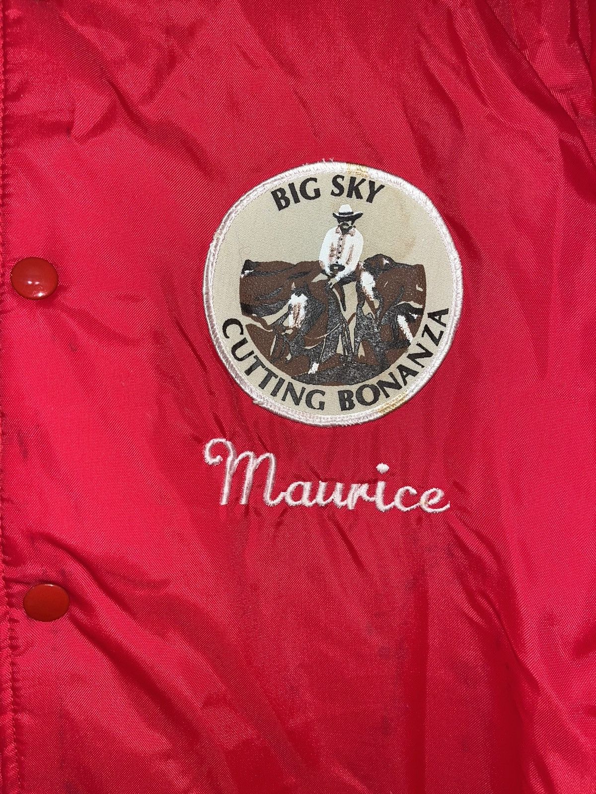 Other Crazy 80’s Faded Thrashed ERD Distressed Satin Bomber Jacket Size US XXL / EU 58 / 5 - 2 Thumbnail