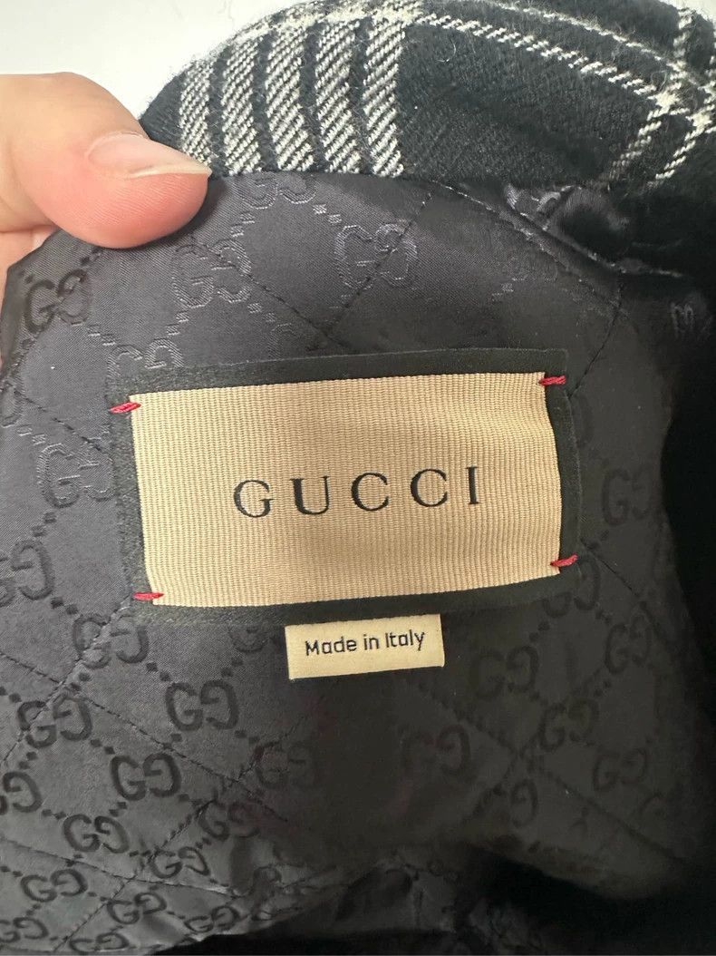 Gucci Gucci Size 38 Classic black and white plaid jacket size 38 Size US XXS / EU 40 - 3 Thumbnail