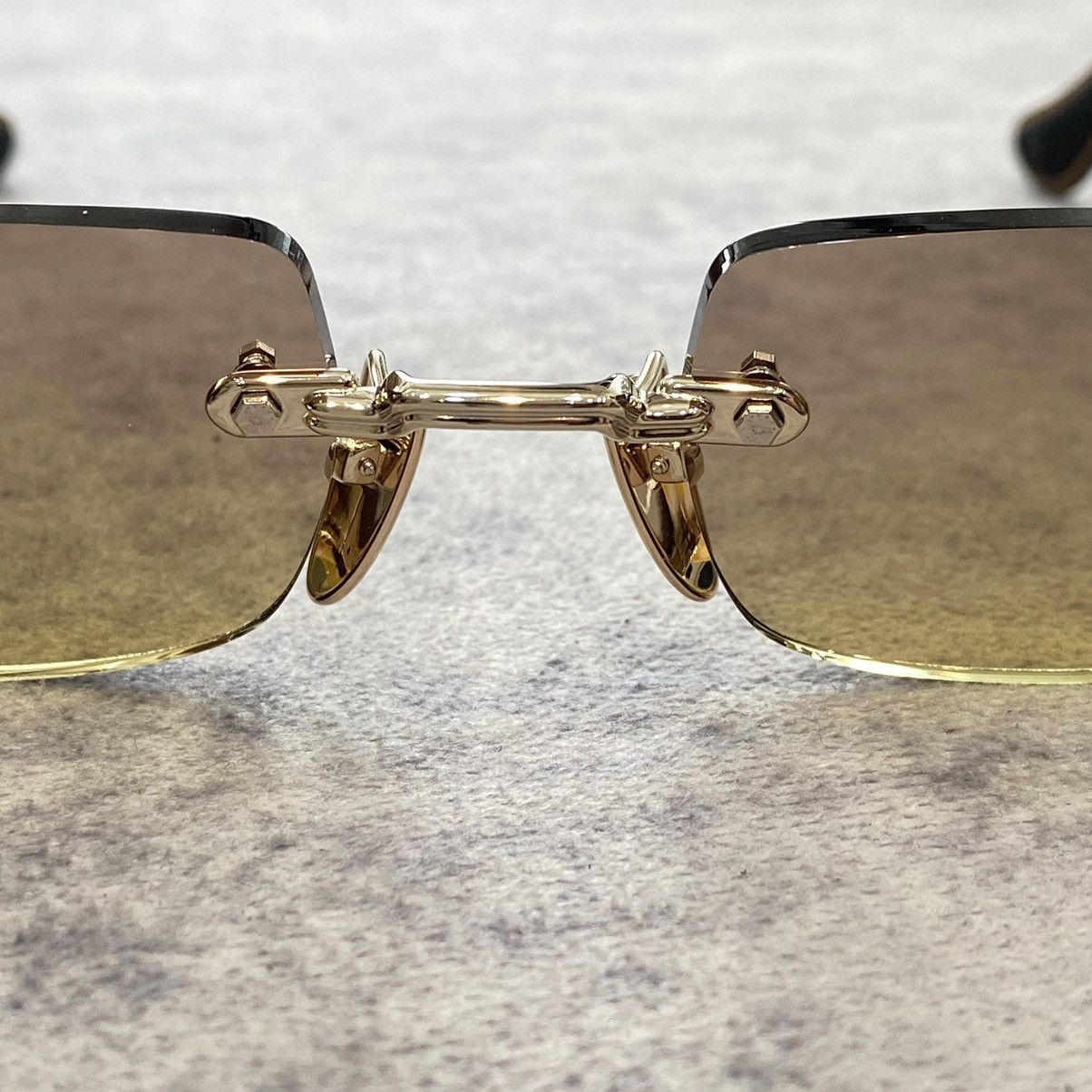 Chrome Hearts HROME HEARTS DEEP I Gold Plated/Wood Ebony Size ONE SIZE - 4 Thumbnail