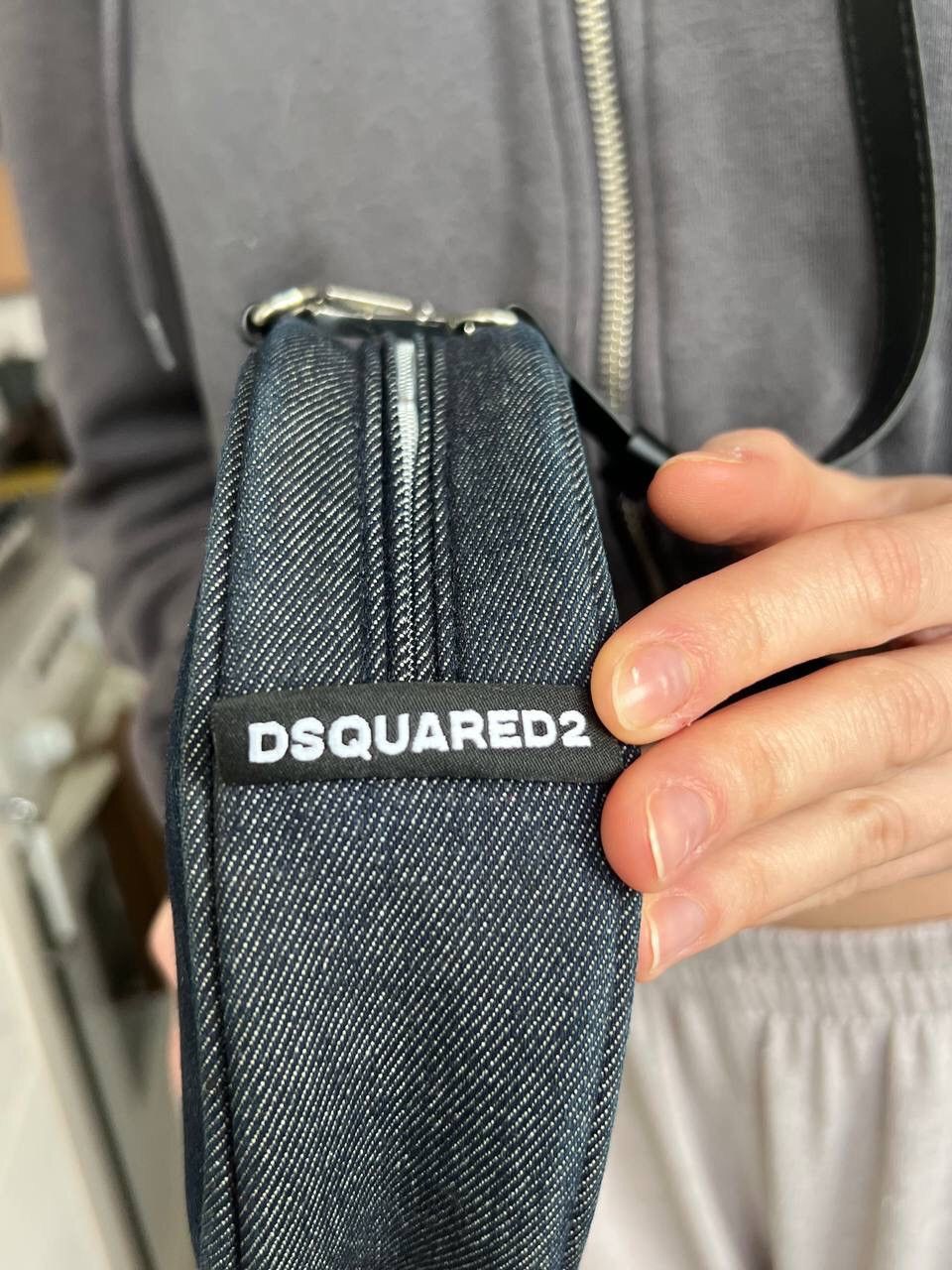 Dsquared2 Dsquared2 Shoulders blue navy denim perfume Bag big logo y2k Size ONE SIZE - 6 Thumbnail