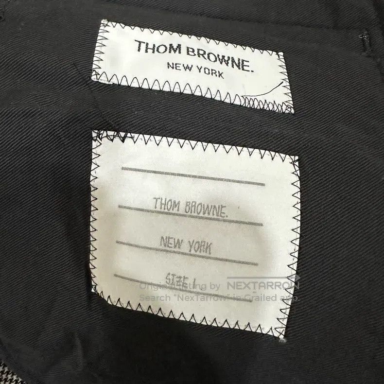 Thom Browne Thom Browne size 1 Gray wool trousers Size US 38 / EU 54 - 4 Thumbnail