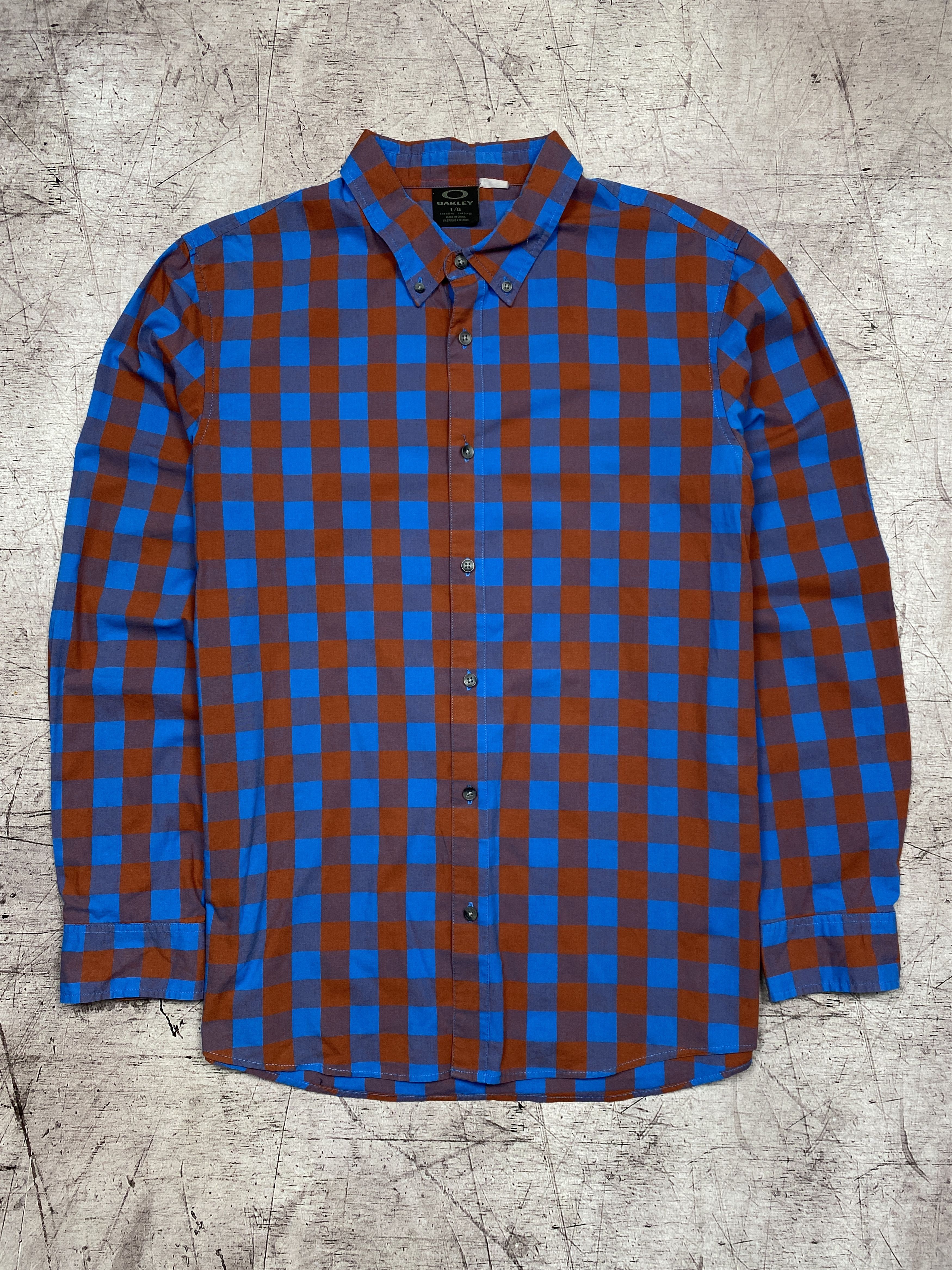 Oakley × Vintage Oakley Mens Long Sleeve Plaid Shirt Size US L / EU 52-54 / 3 - 1 Thumbnail