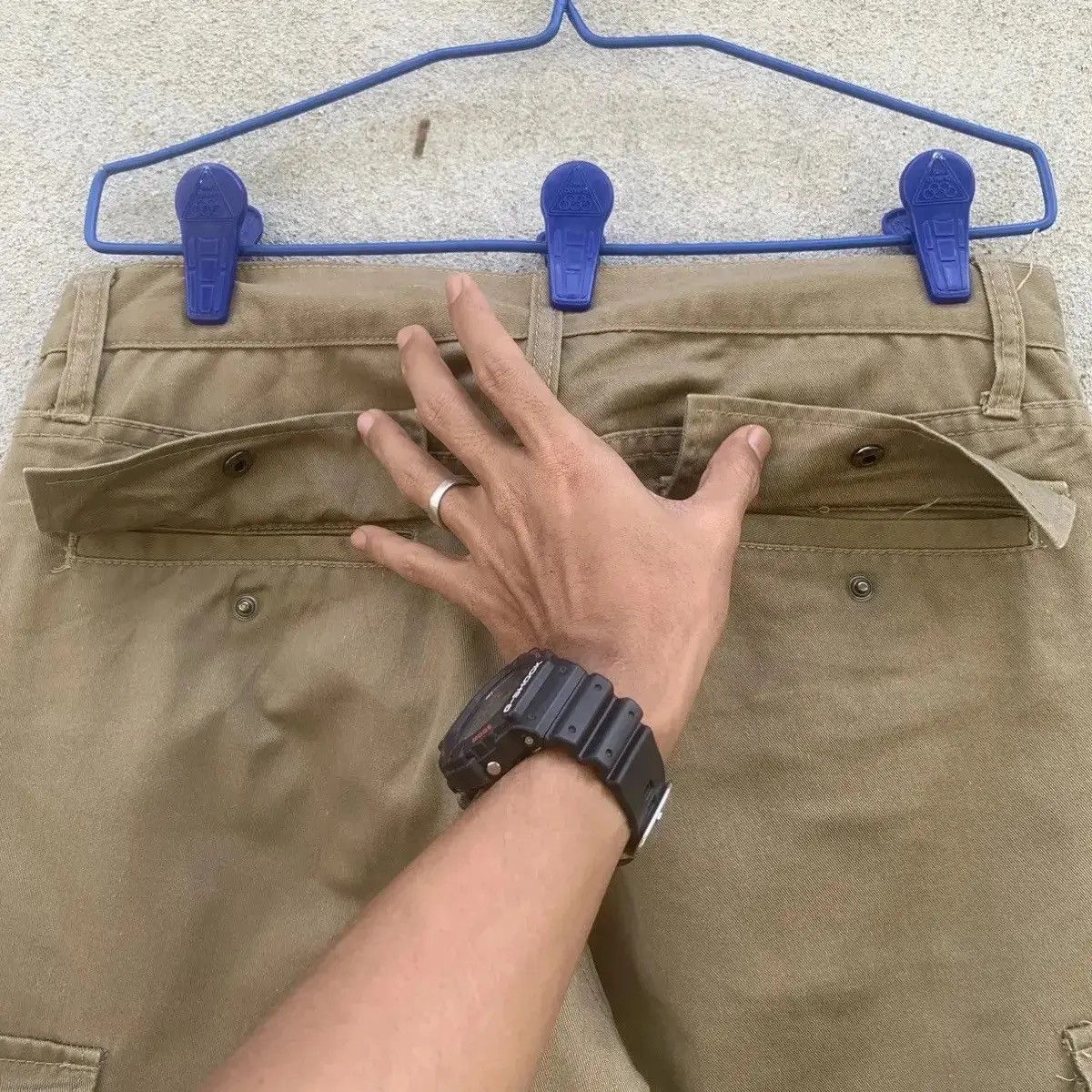 Seditionaries ROOT THREE MULTIPOCKET TROUSERS BIKERS CARGO DOUBLEKNEE PANT Size US 30 / EU 46 - 13 Thumbnail