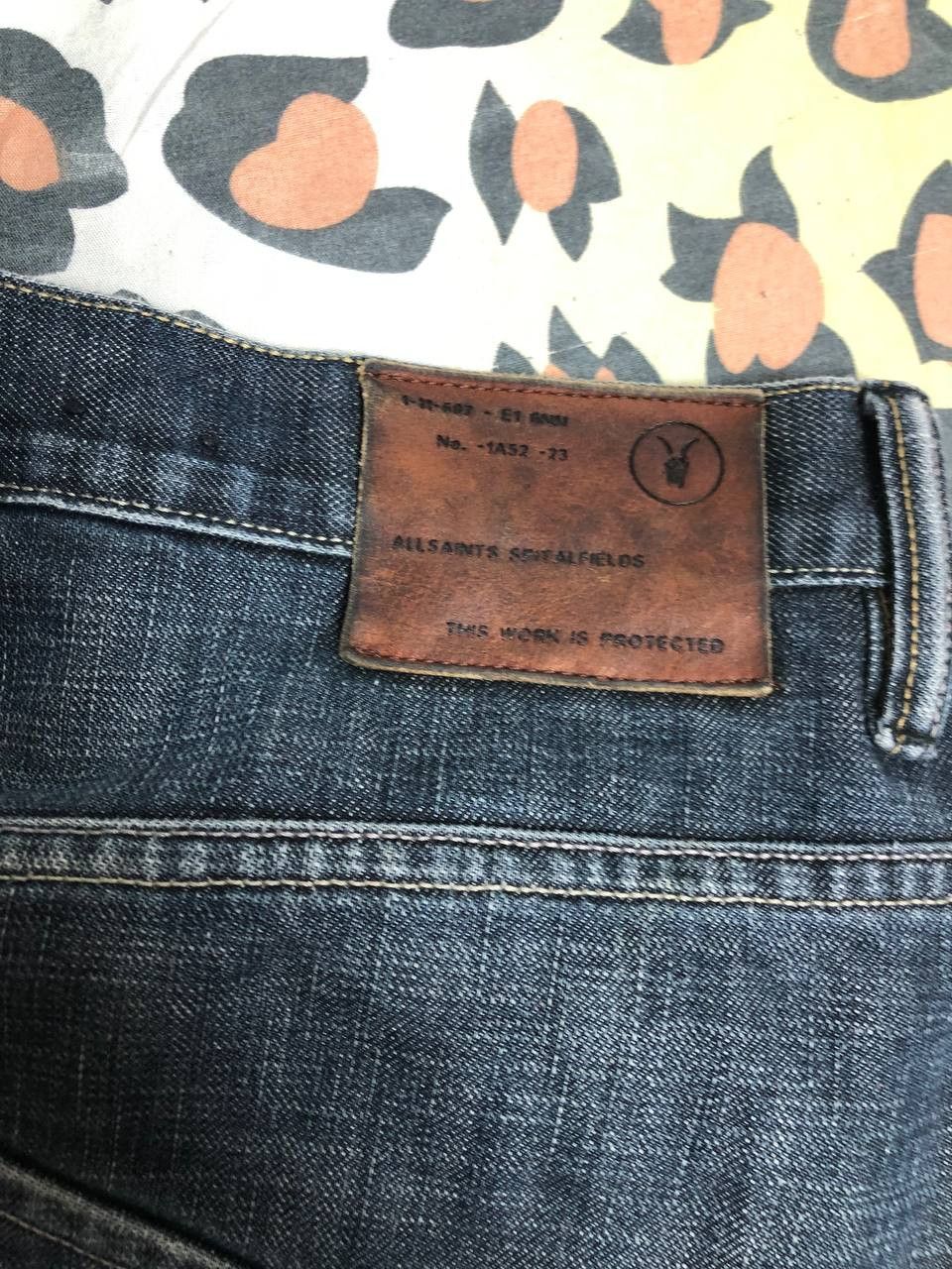 Allsaints Vintage Allsaints spitalfields Japan Selvage Denim jeans Size US 32 / EU 48 - 13 Thumbnail