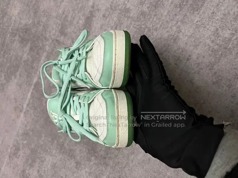 Louis Vuitton LV Mint Green Trainer Sneakers . Size US 10 / EU 43 - 4 Thumbnail