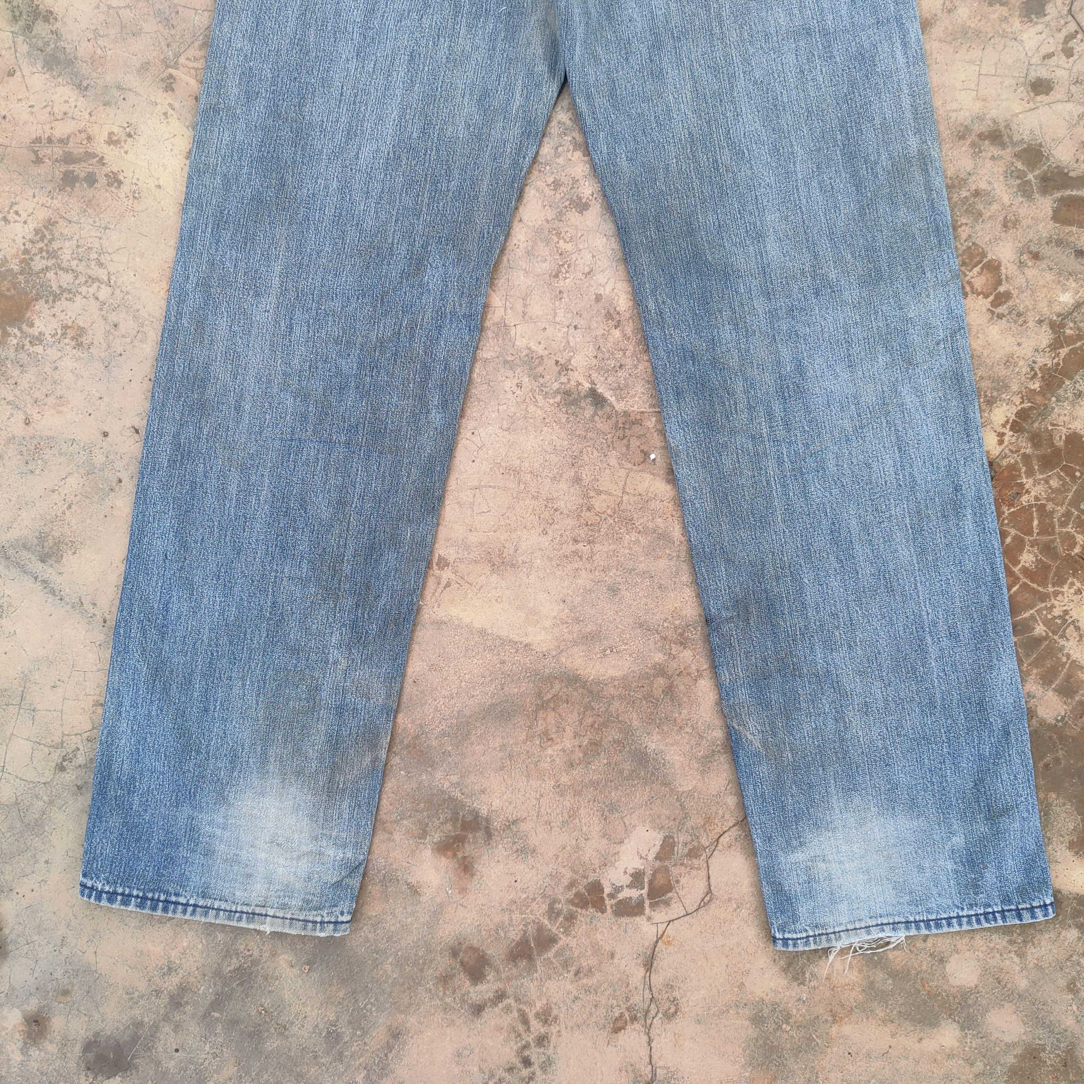 JW Anderson × Uniqlo Vintage jw Anderson x Uniqlo faded rusty dirty jeans denim Size US 30 / EU 46 - 10 Thumbnail