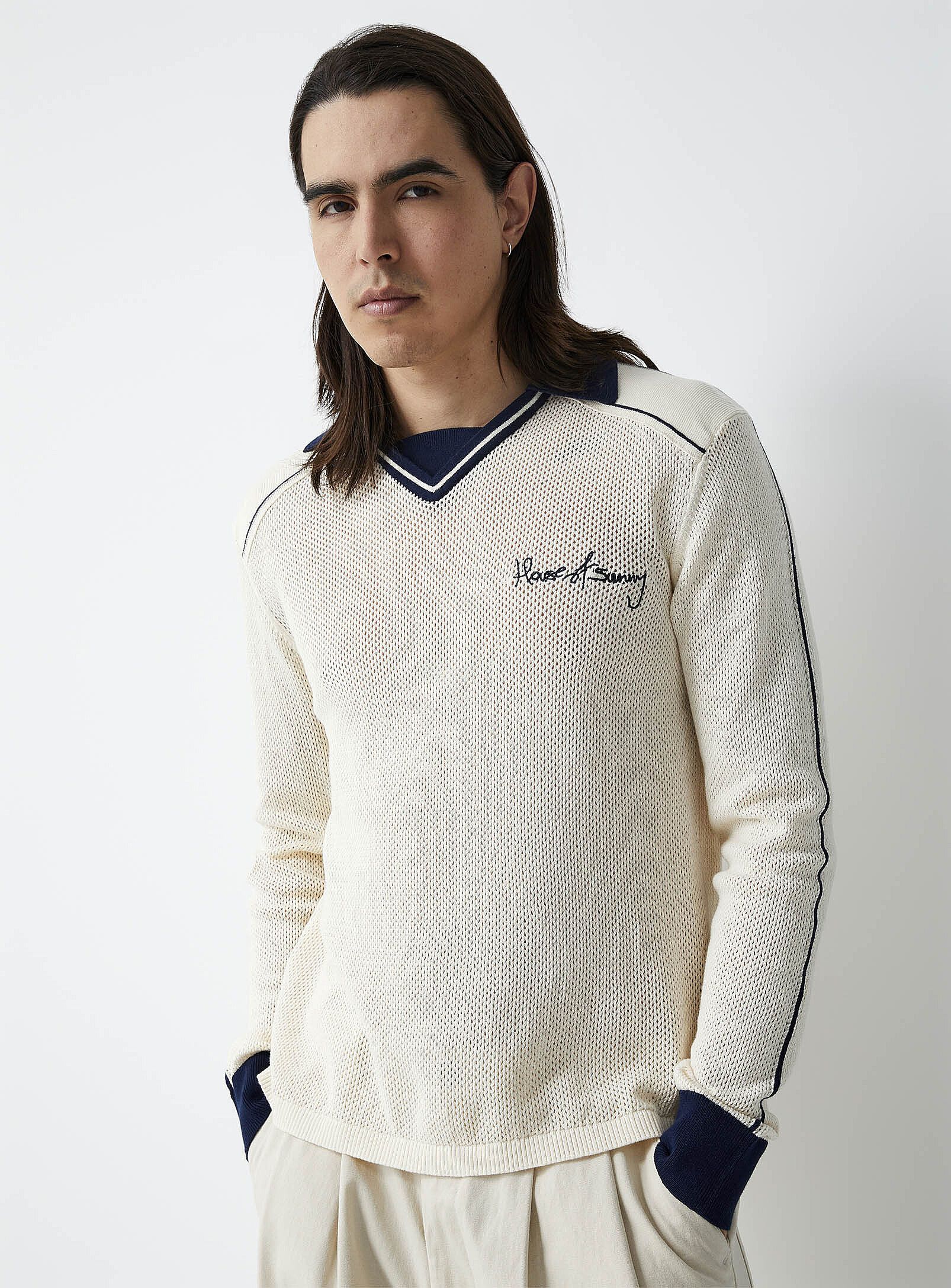 House of Sunny BNWT SS25 HOUSE OF SUNNY KEEPERS KNIT SWEATER M Size US M / EU 48-50 / 2 - 15 Thumbnail