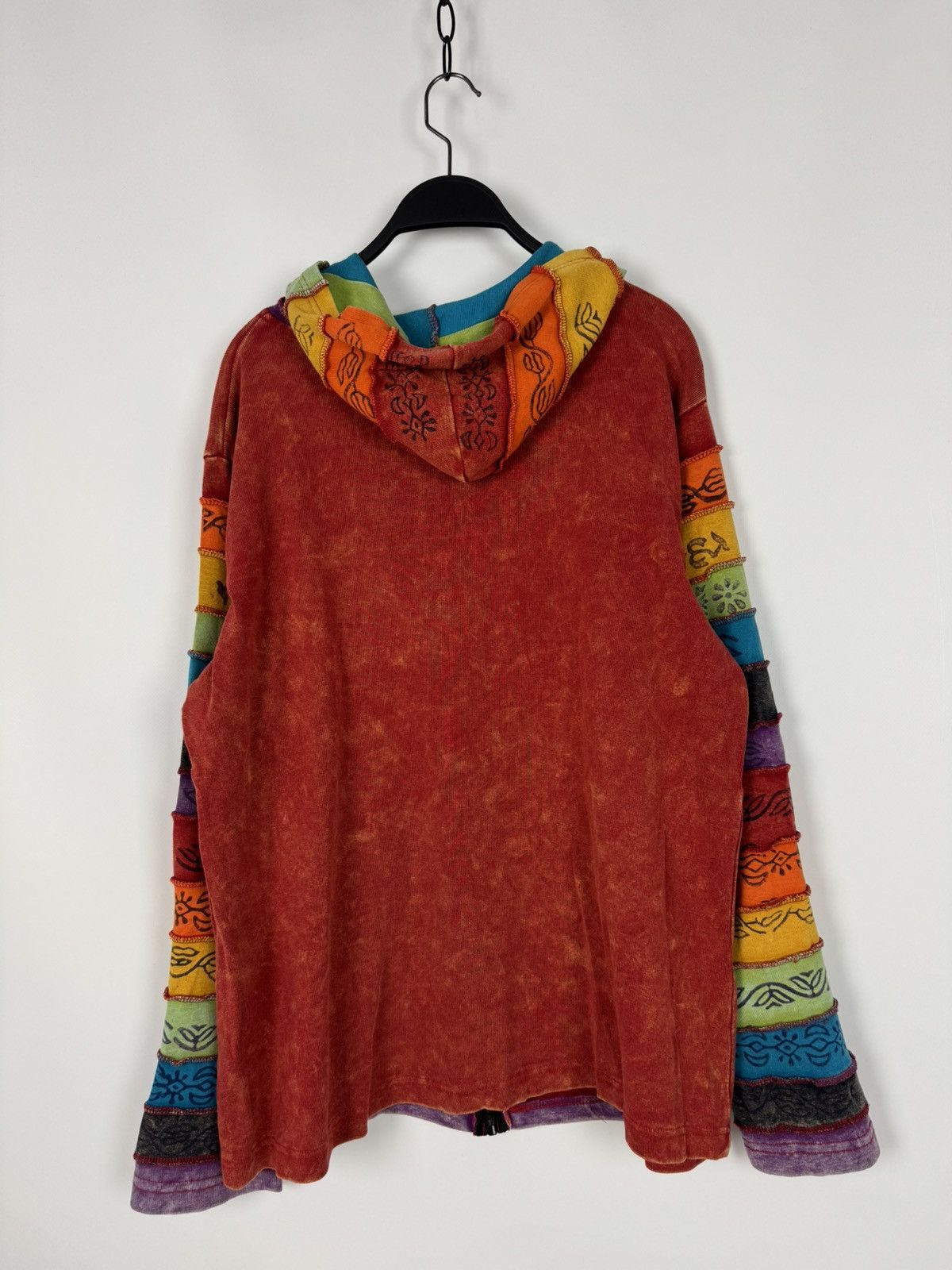 Japanese Brand × Vintage Y2K Vintage Creater Network Nepalese Fairy Patchwork Hoodie Size US L / EU 52-54 / 3 - 7 Thumbnail