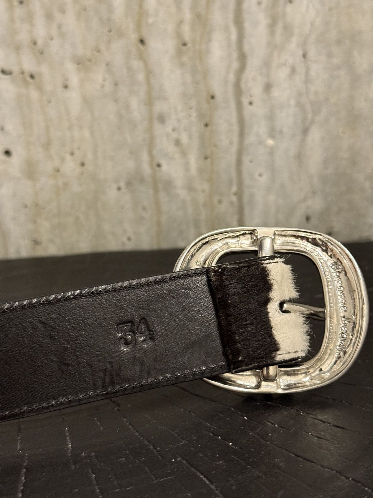 Chrome Hearts Chrome Hearts Green Patches Zebra Gunslinger Belt Size 34 - 6 Thumbnail