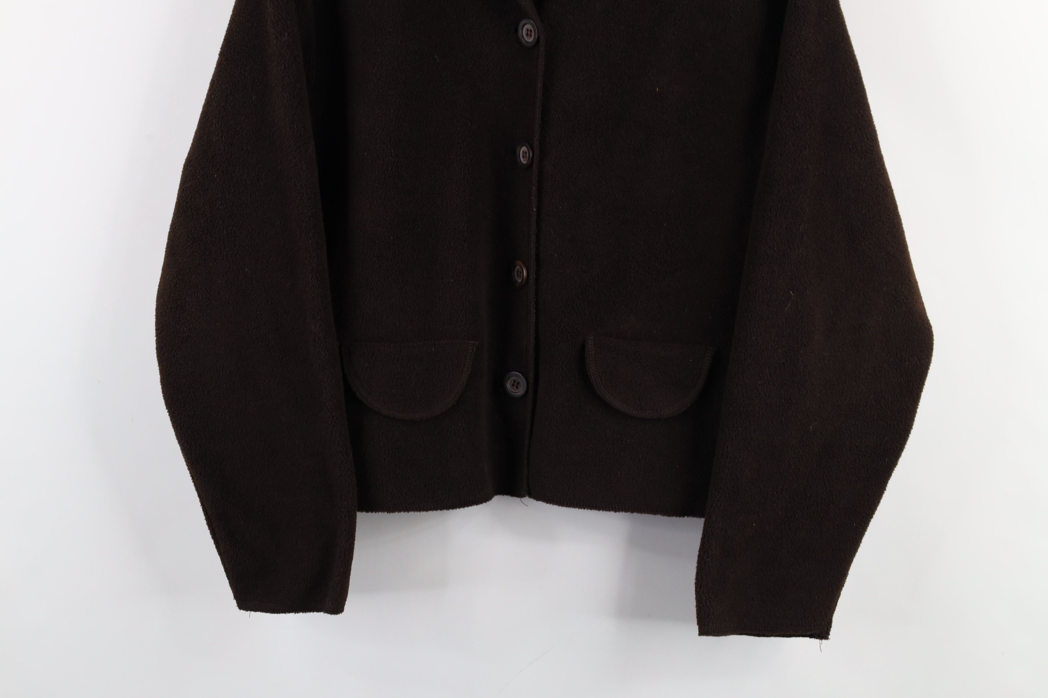 Vintage Vintage 90s Streetwear Fleece Button Cardigan Sweater Jacket Size L / US 10 / IT 46 - 3 Thumbnail