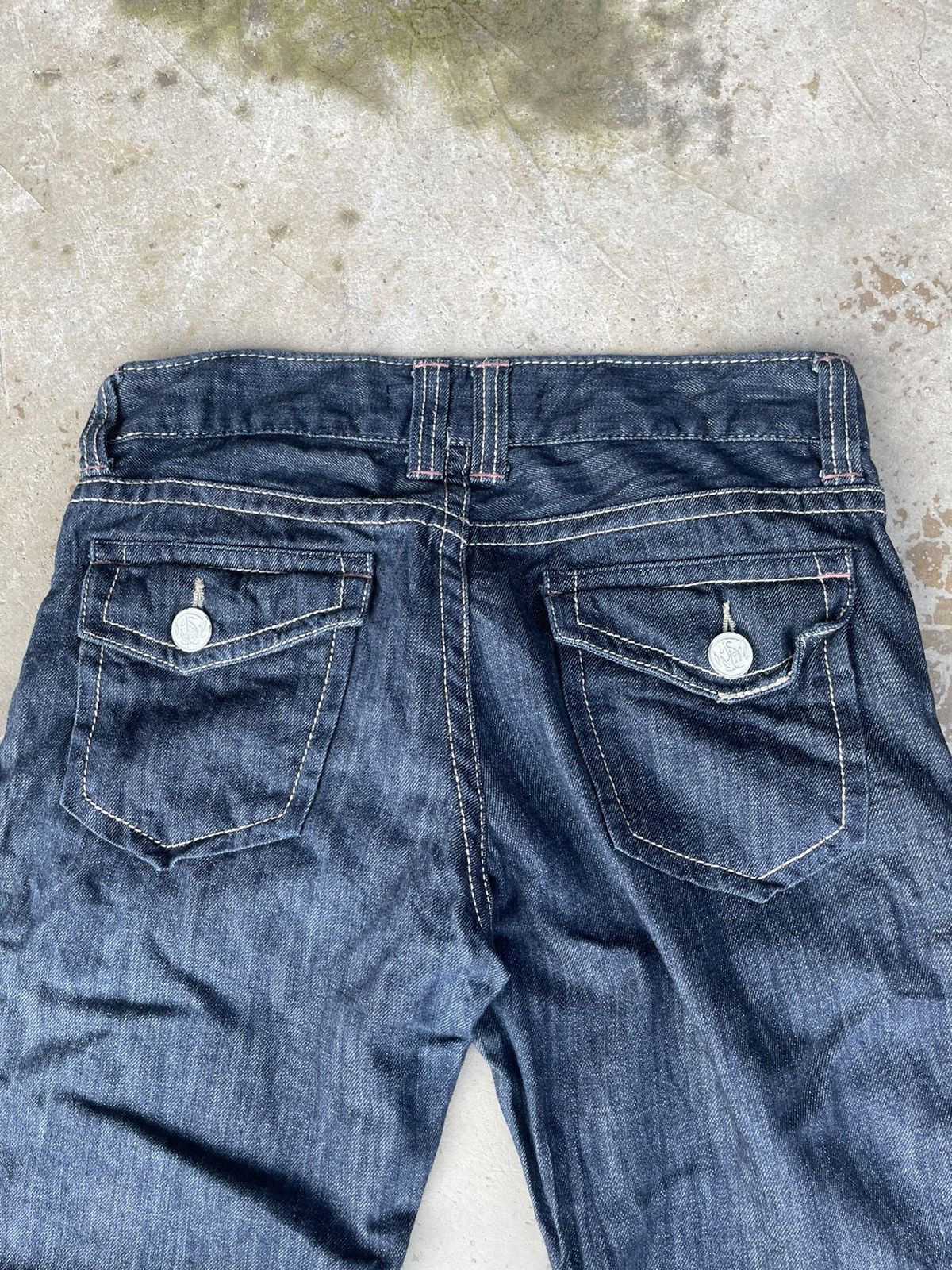 If Six Was Nine Vintage Japanese Flared Jeans Size US 31 - 4 Thumbnail