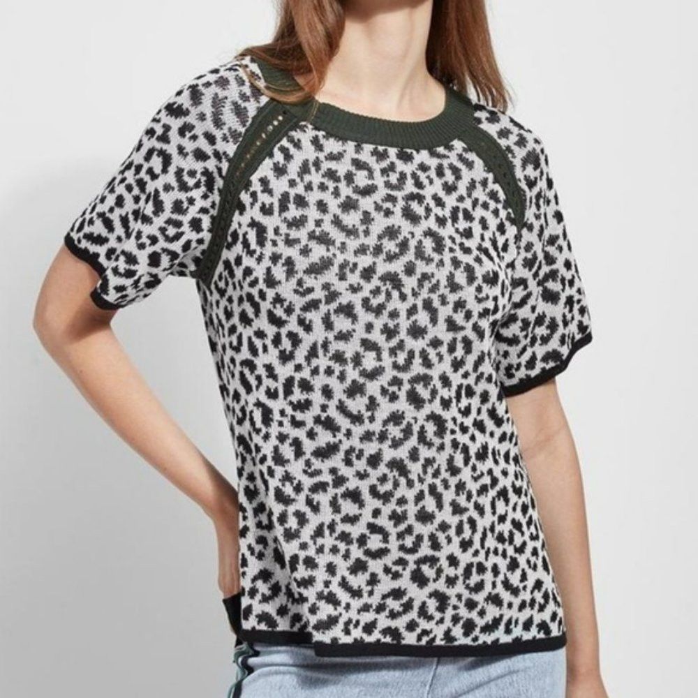 Other NWT New Lysse Lucy Animal Print Sweater Size S Size S / US 4 / IT 40 - 1 Thumbnail