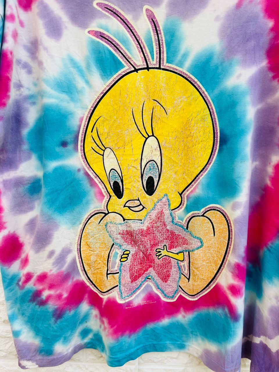 Disney × Vintage Vintage 90s Tweety Warner Bros Streetwear Fashion Style Size US XL / EU 56 / 4 - 5 Thumbnail