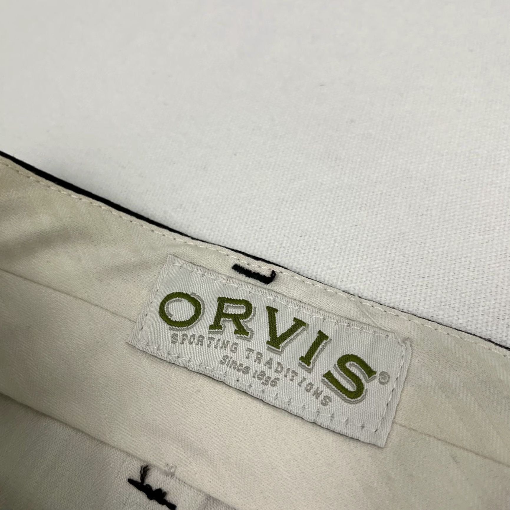 Orvis VINTAGE Orvis Pants Mens 38 x 32 Gray Wool Blend Pleated Dress Slacks Trousers Size US 38 / EU 54 - 3 Thumbnail