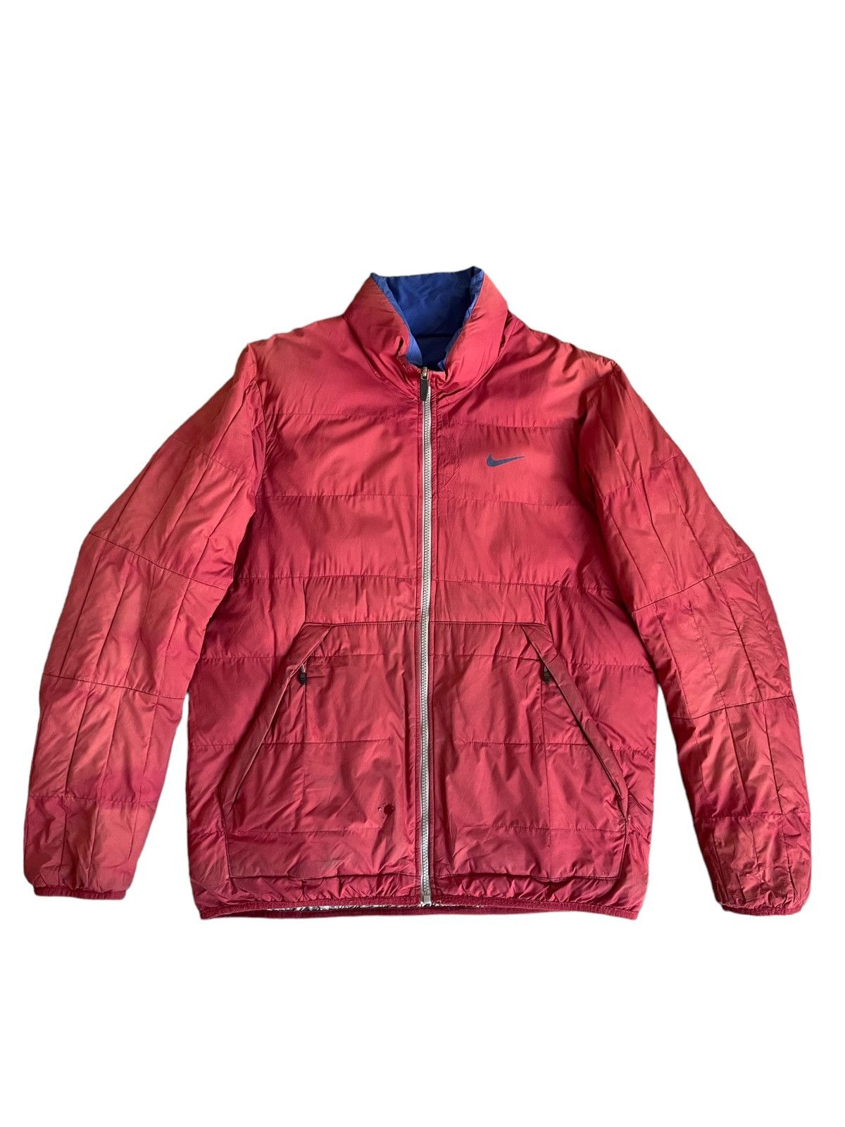 Hypebeast Vintage Y2K Nike Streetwear Reversible Light Puffer Jacket Size US M / EU 48-50 / 2 - 2 Thumbnail