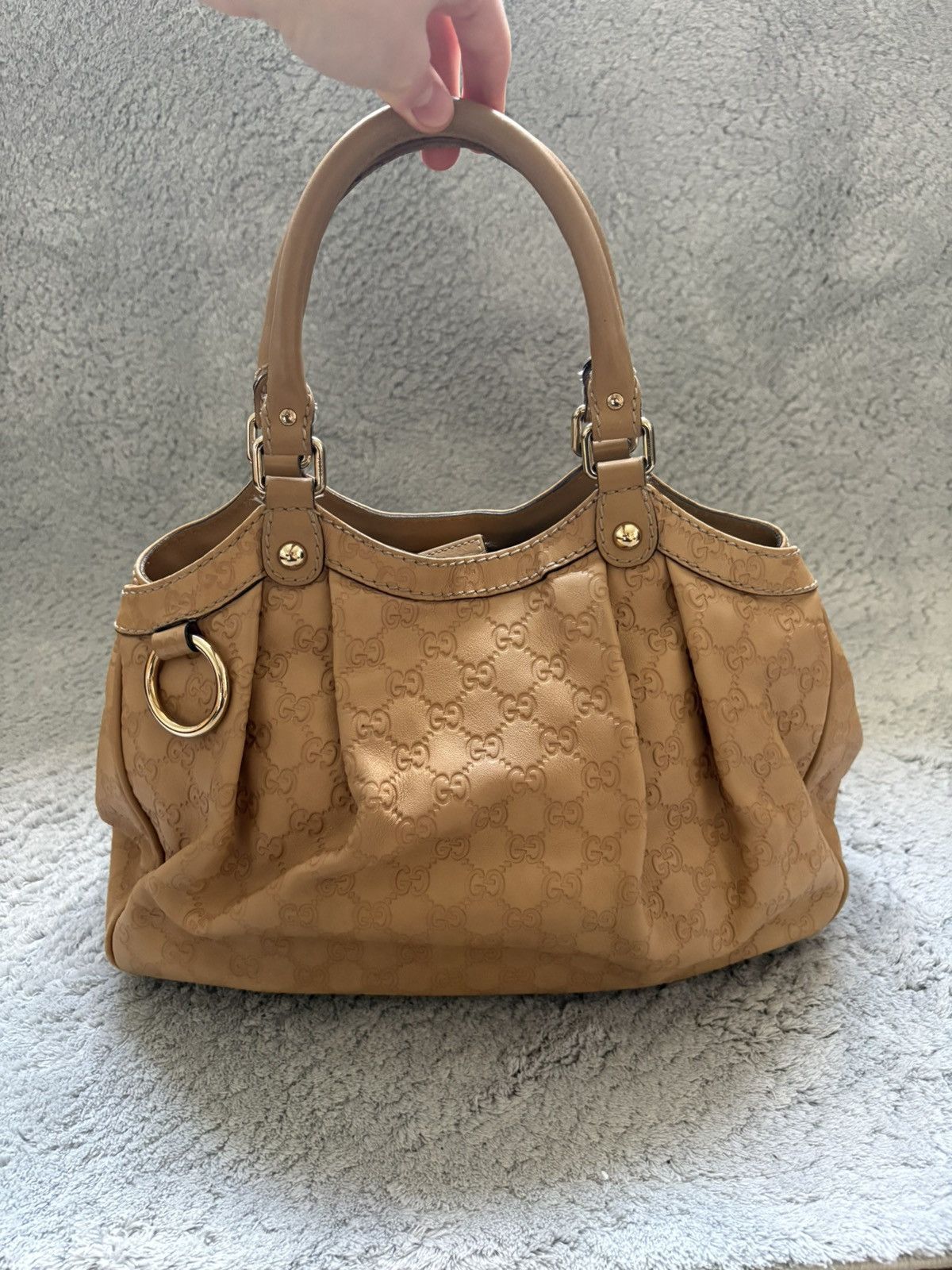 Gucci Sac a main gucci sukey guccissima beige Size ONE SIZE - 1 Thumbnail