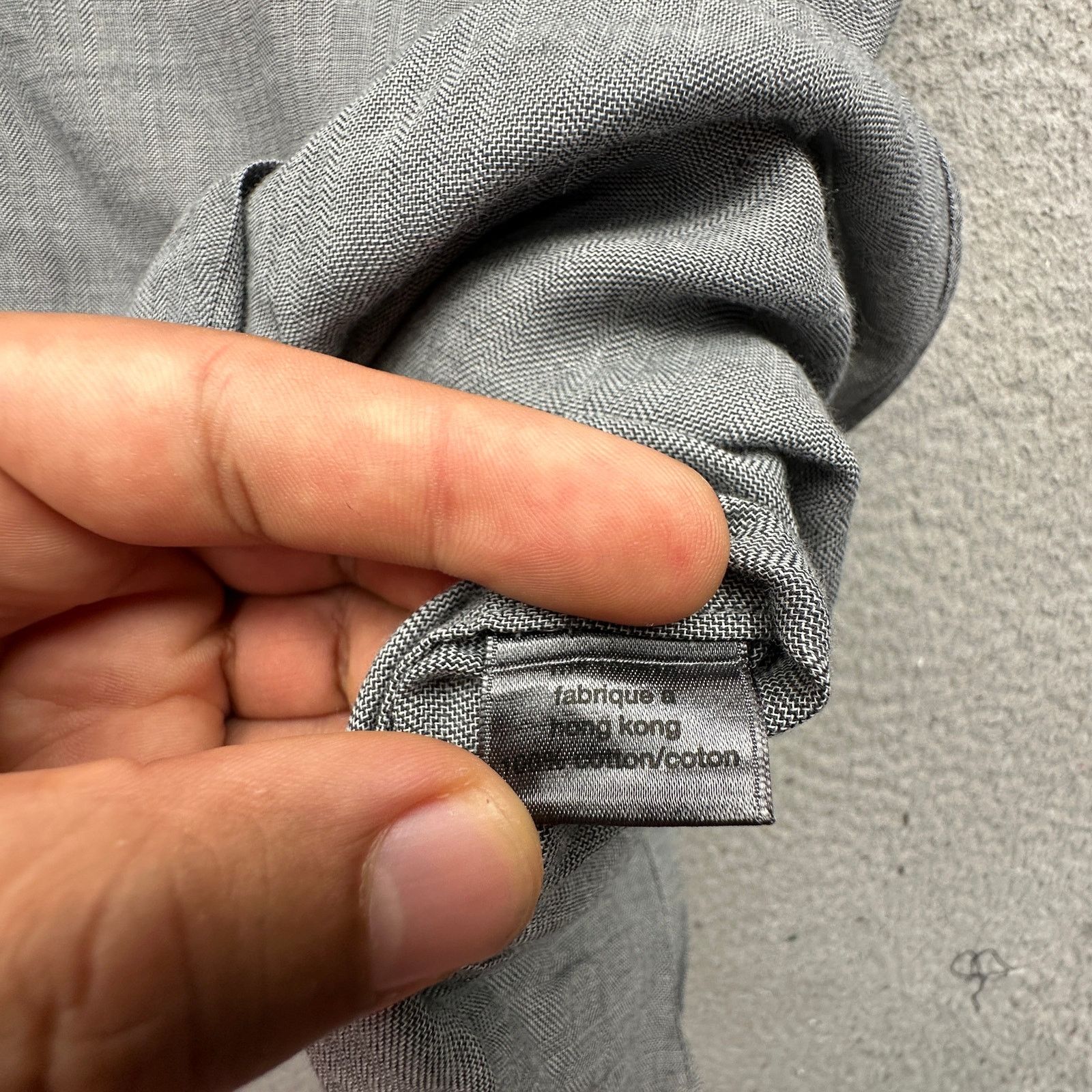 John Varvatos John Varvatos Long Sleeve Button Up Gray Shirt Mens M Size US M / EU 48-50 / 2 - 10 Thumbnail
