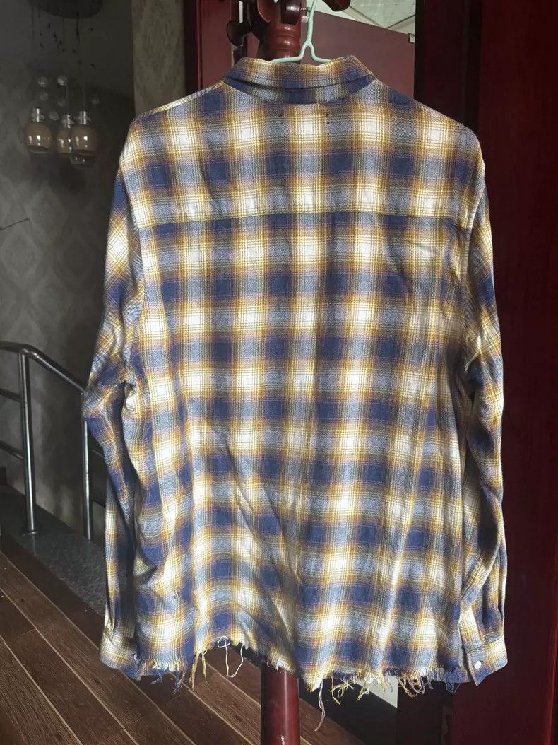 Amiri Amiri striped knit print worn-out shirt Size US XL / EU 56 / 4 - 5 Thumbnail