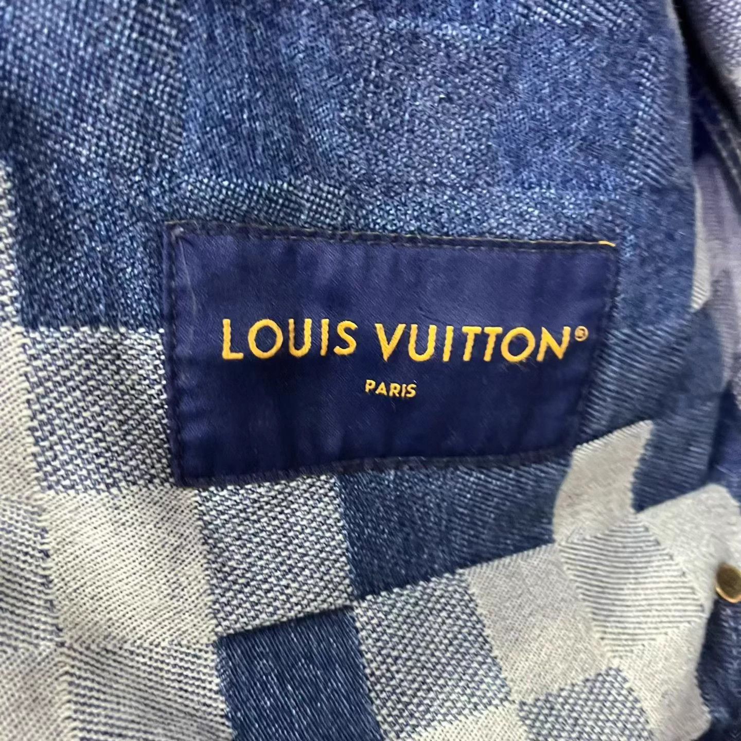 Louis Vuitton Louis Vuitton Blue Mosaic Print Denim Jacket 48 Size US M / EU 48-50 / 2 - 3 Thumbnail