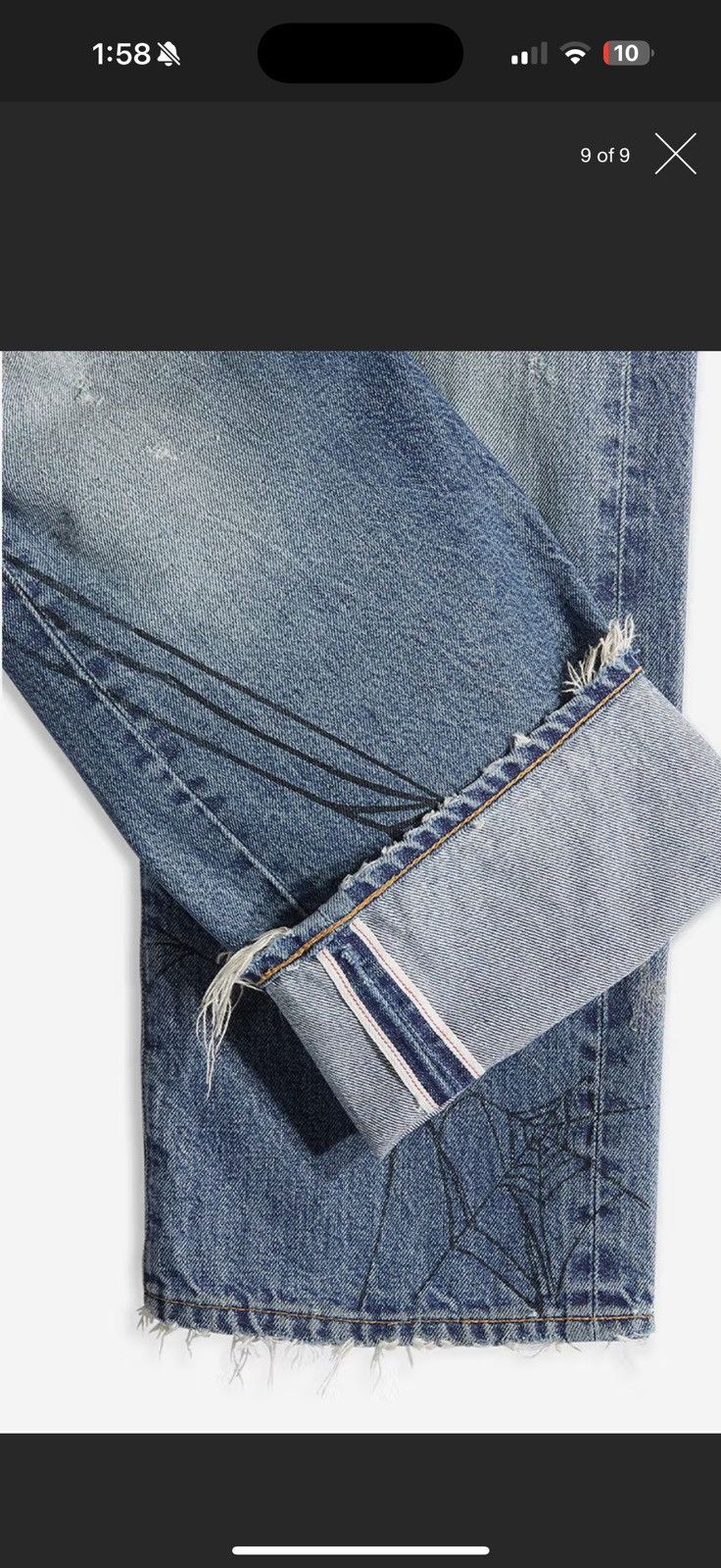 Levi's Levi’s “Tangled Web” 501s Size US 32 / EU 48 - 6 Thumbnail